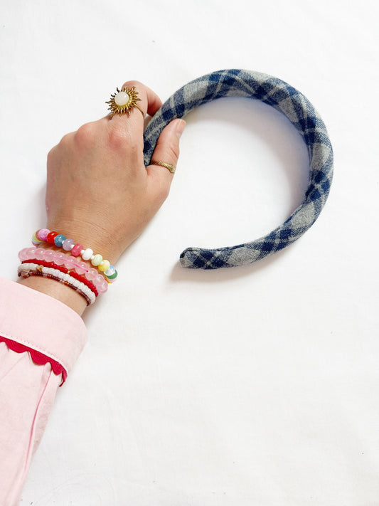 Classic Headband in Laura Ashley tartan