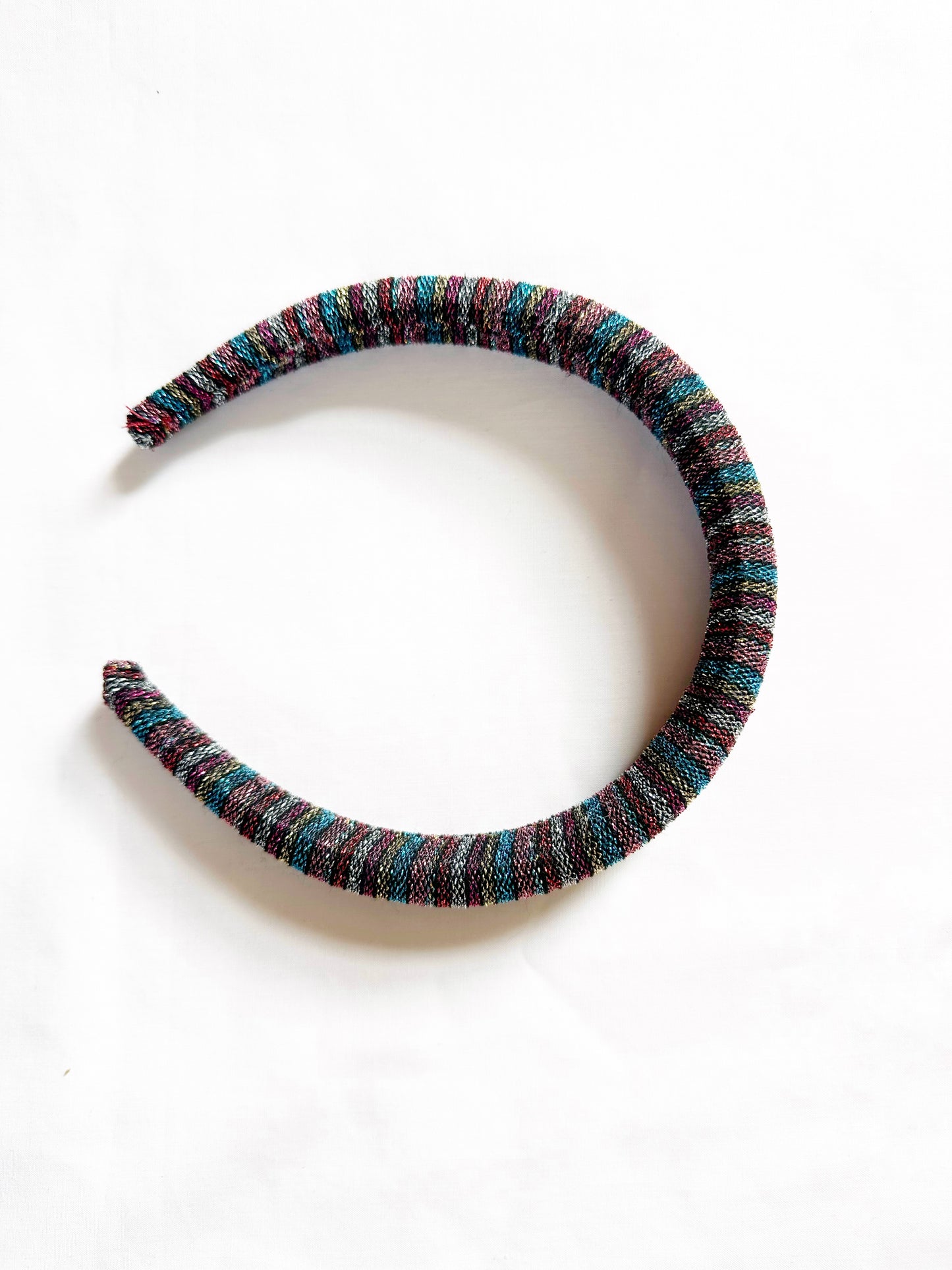 Classic Headband in sparkly stripe