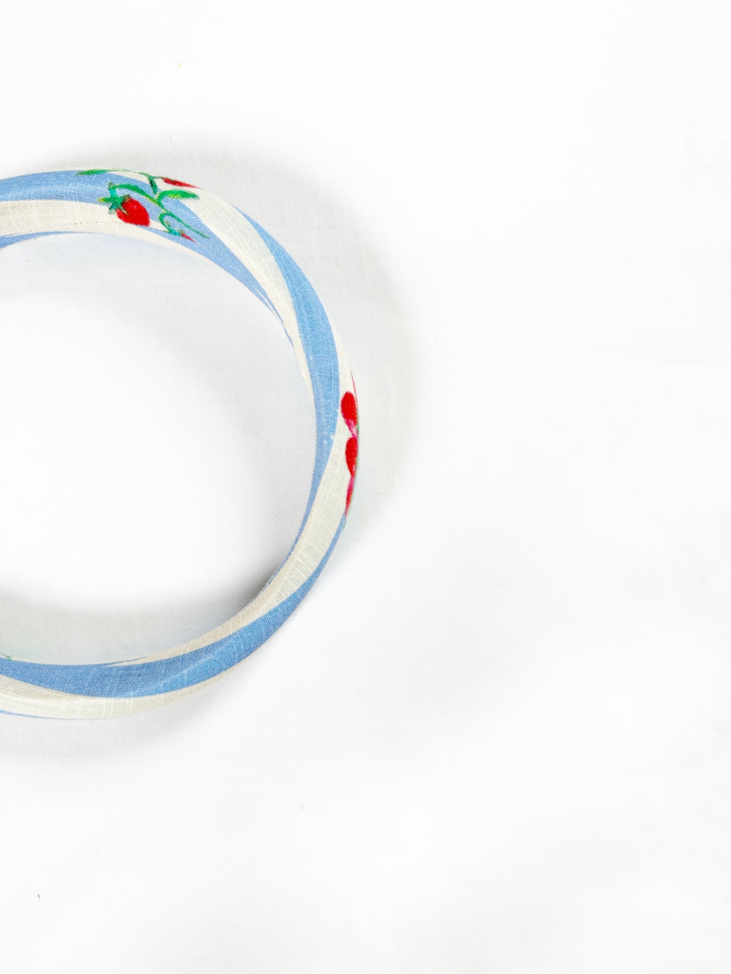 Classic Headband in tomato stripe