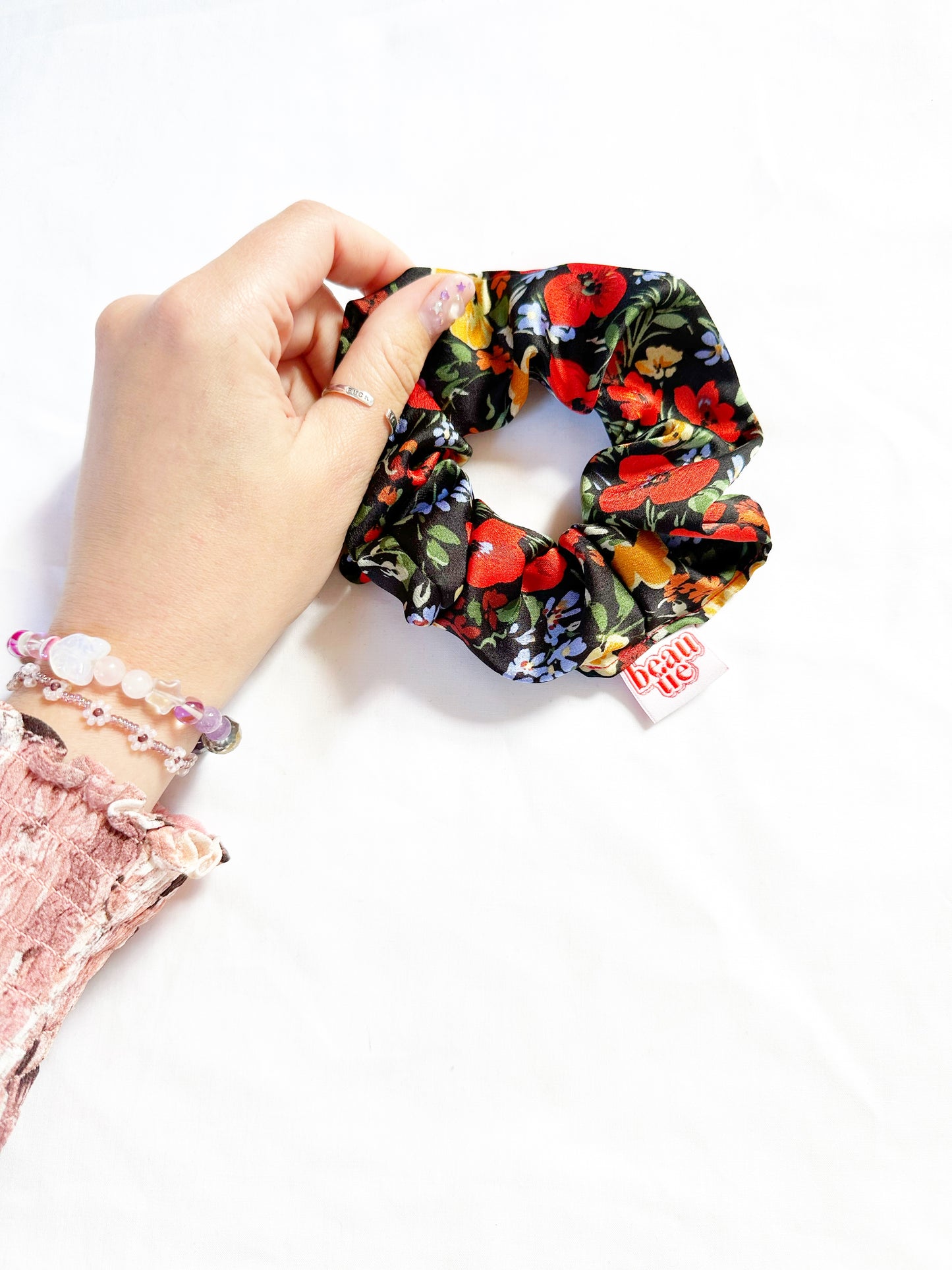 OG scrunchie in Mabel floral