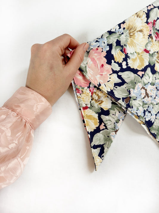 The Valerie bandana & neck scarf in vintage floral