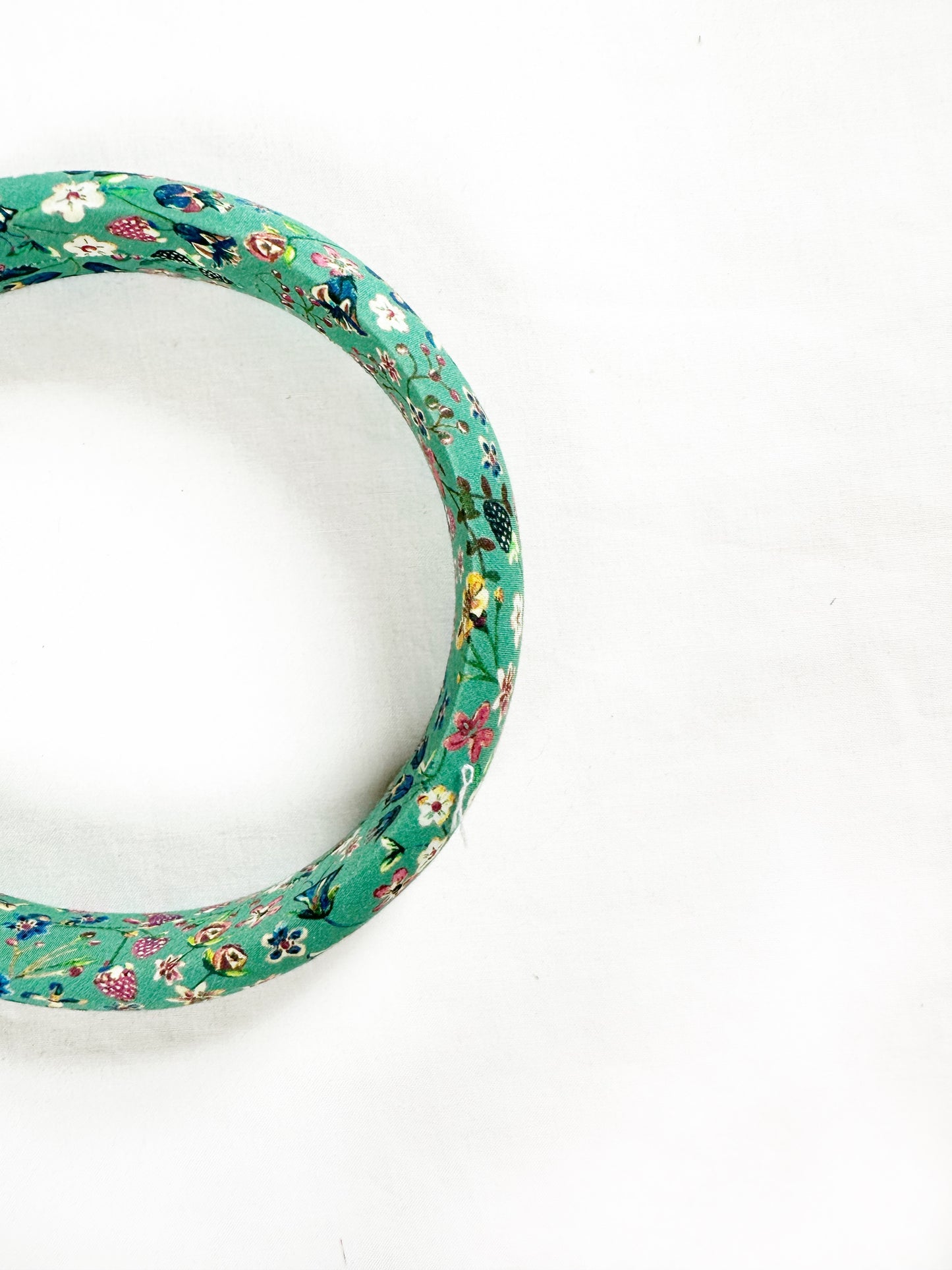 Liberty Classic Headband in turquoise floral
