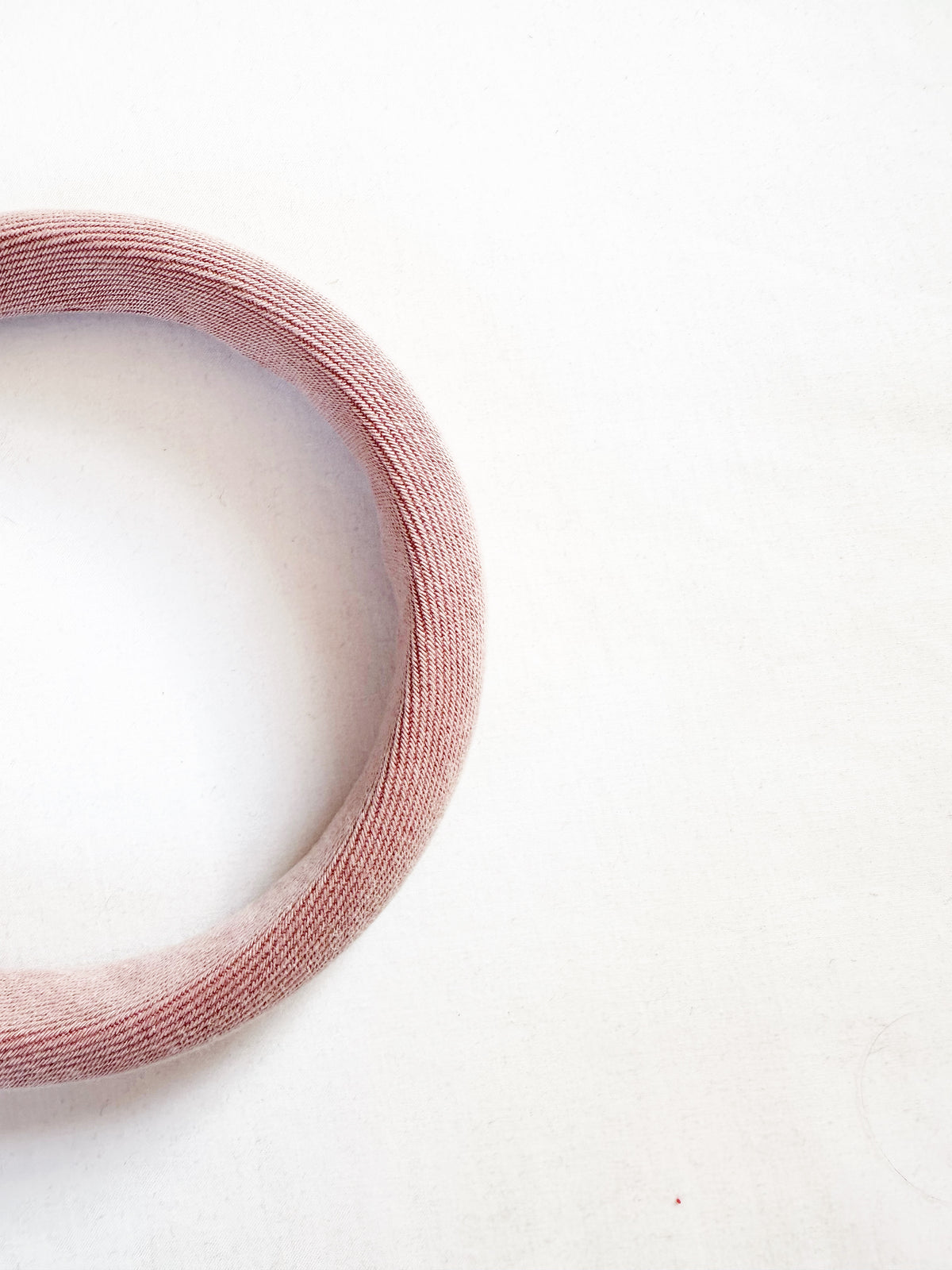 Classic Headband in blush pink denim