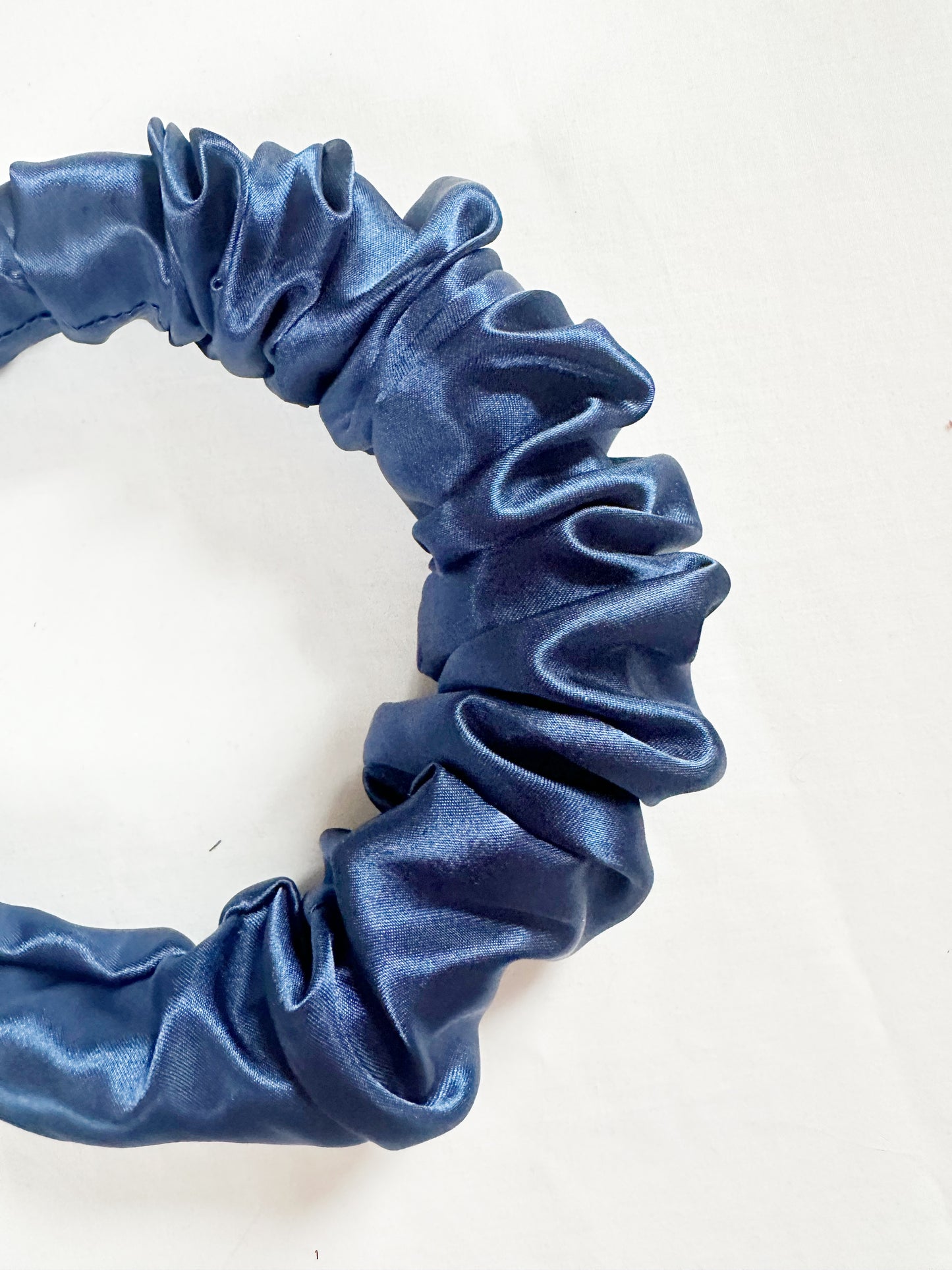 Ruffle Headband in royal blue