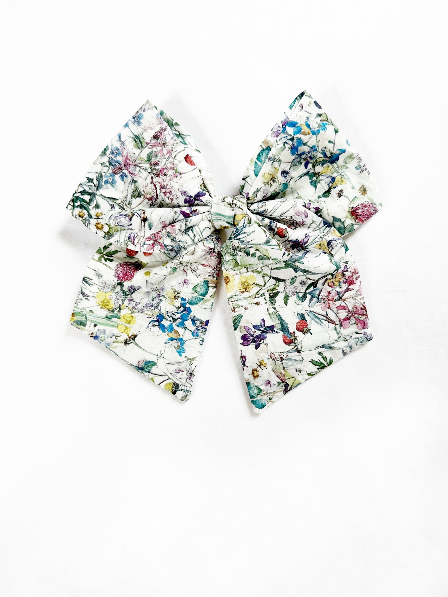 Liberty Beau hair bow in wildflower print