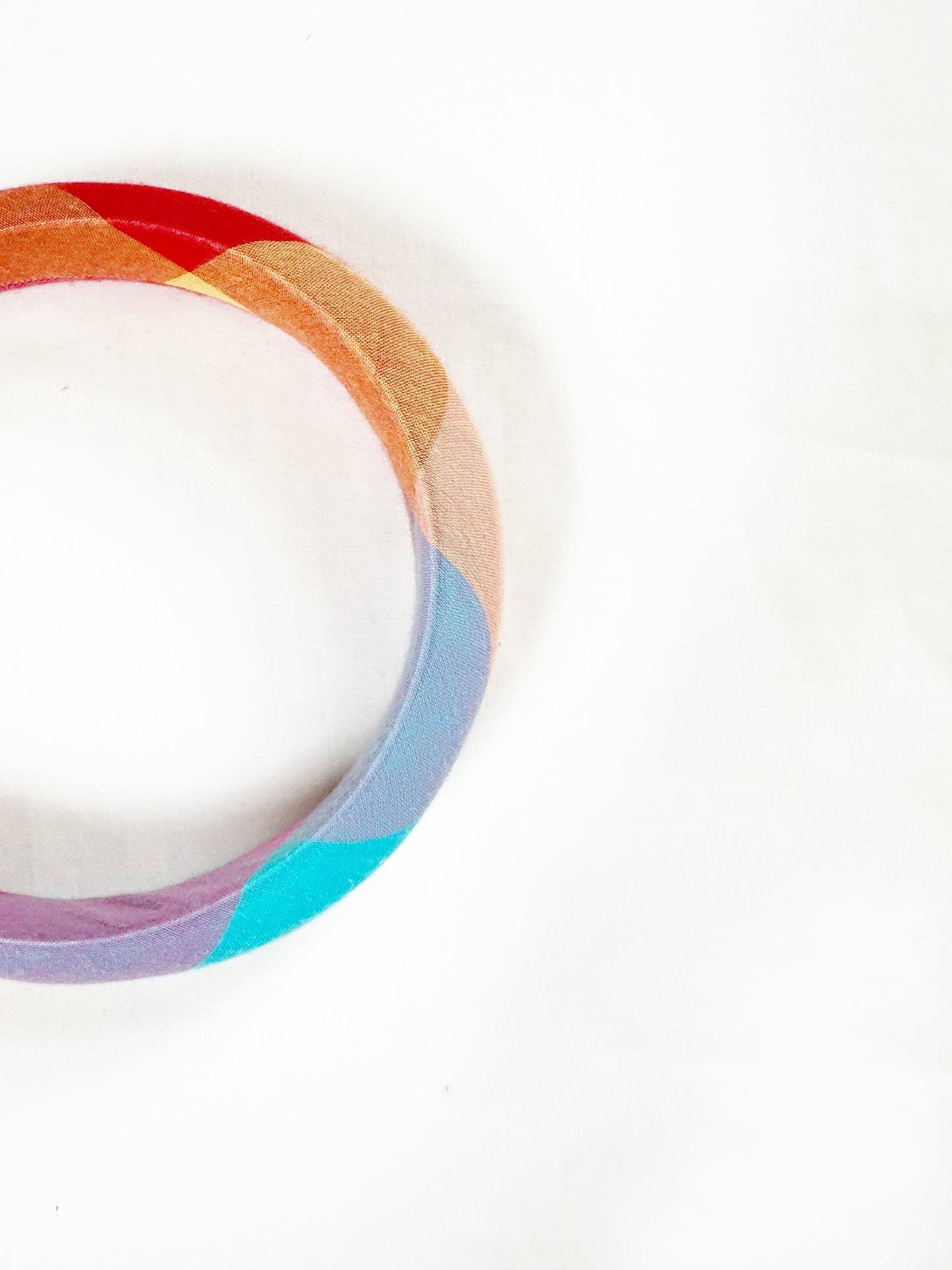 Classic Headband in multicolour check