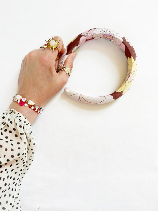 Classic Headband in silky floral