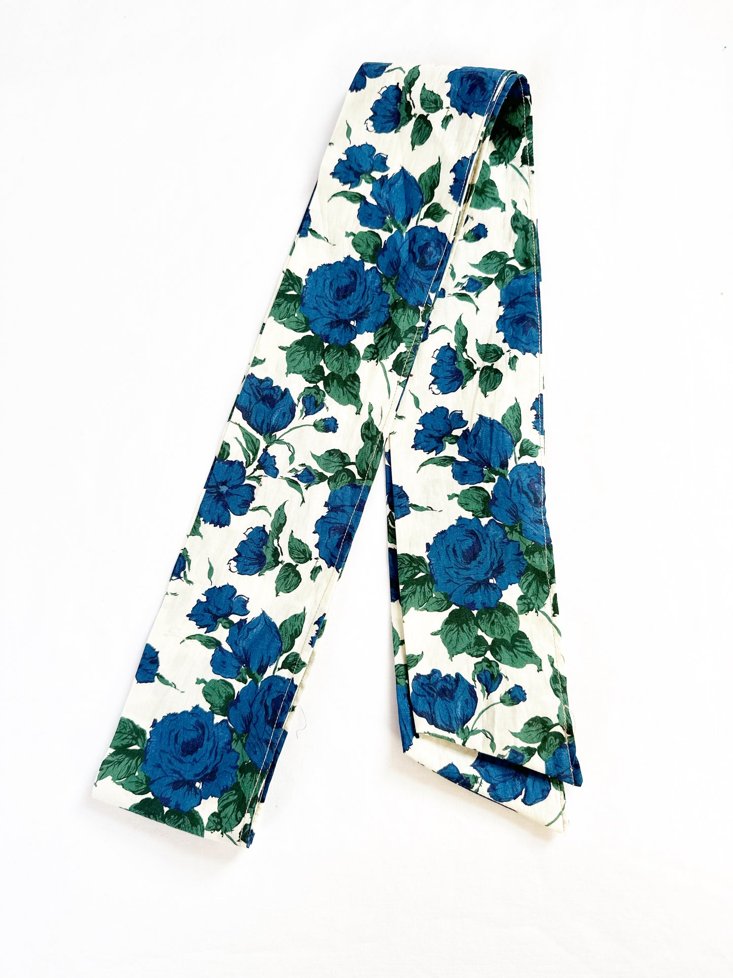 VersaTie hair & neck tie in Liberty blue rose floral