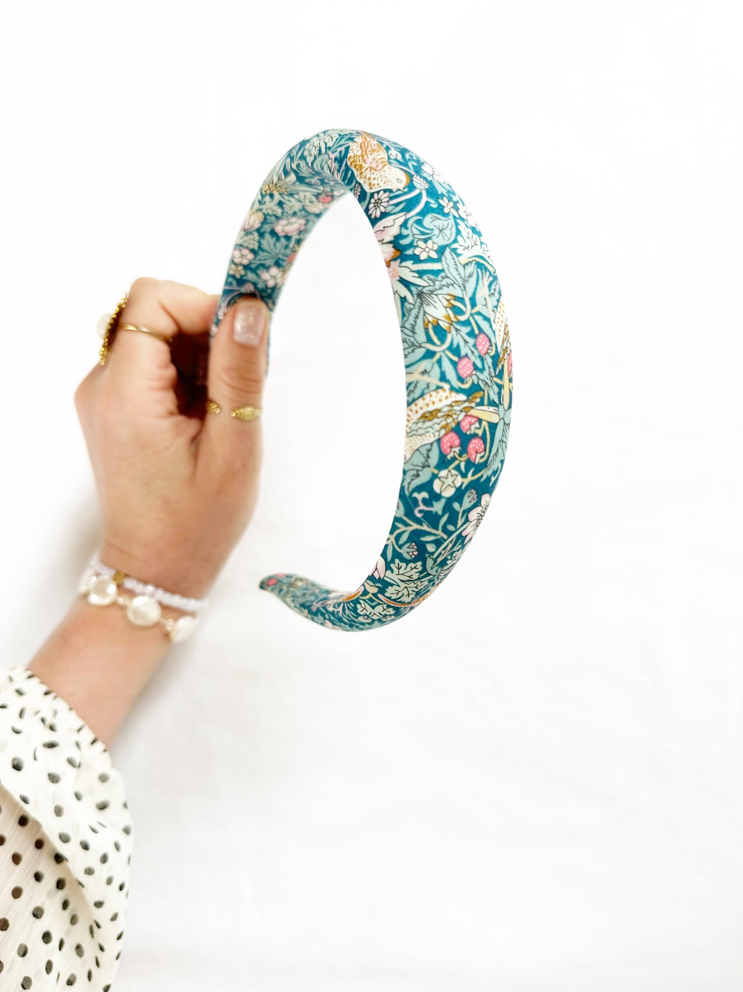 Liberty Classic Headband in strawberry thief