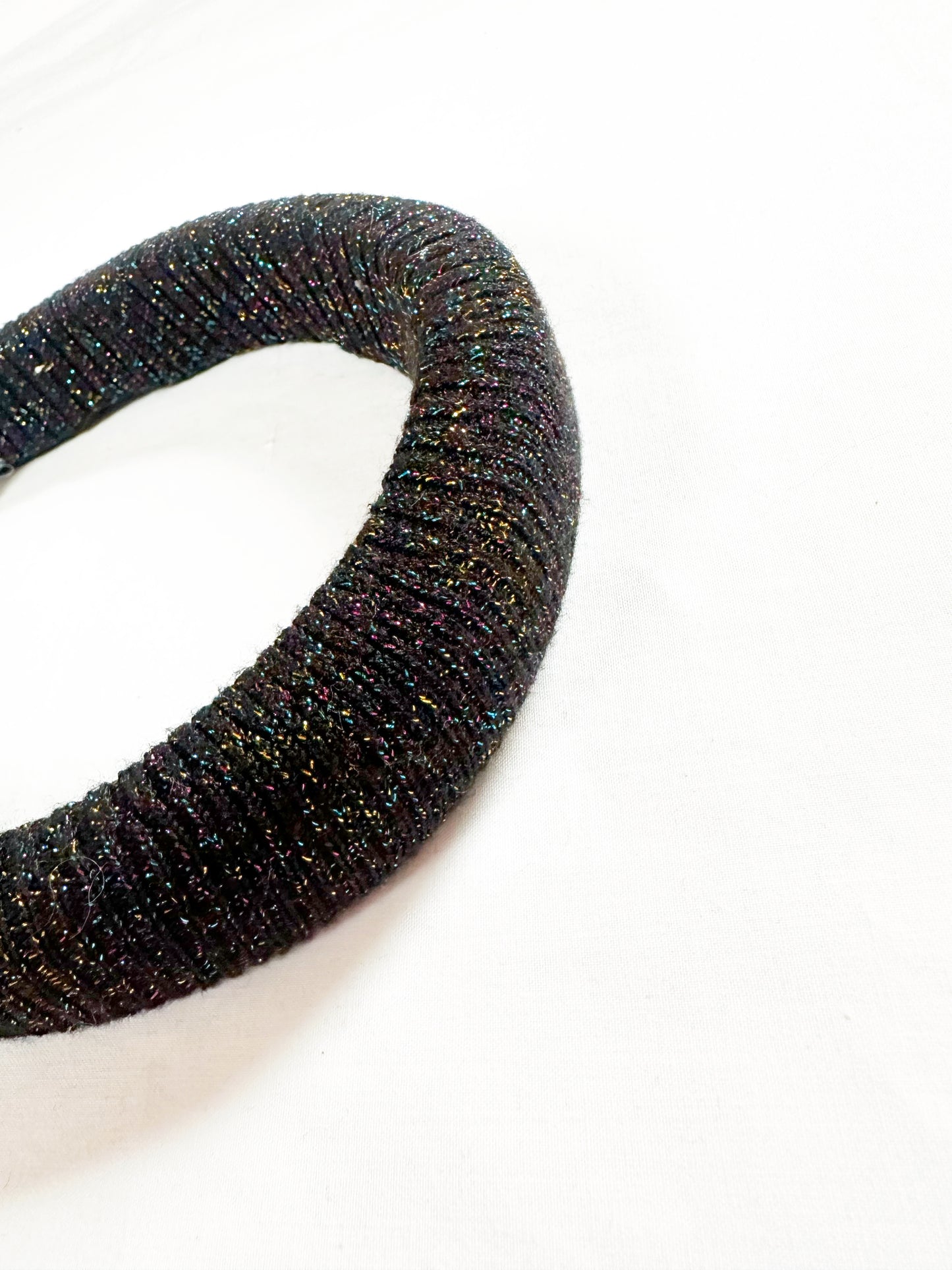 Classic Headband in multi glitter wool