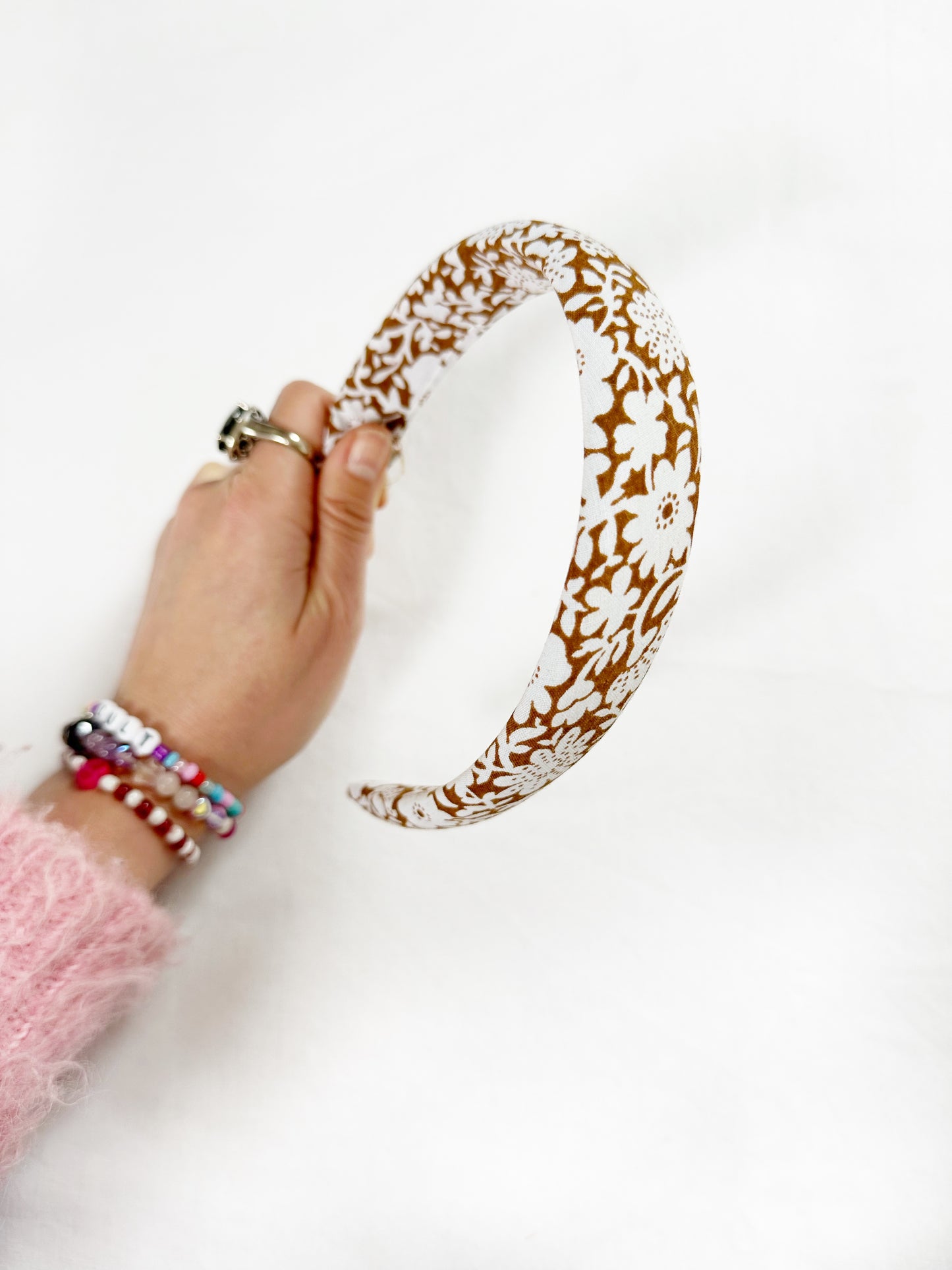 Classic Headband in brown floral