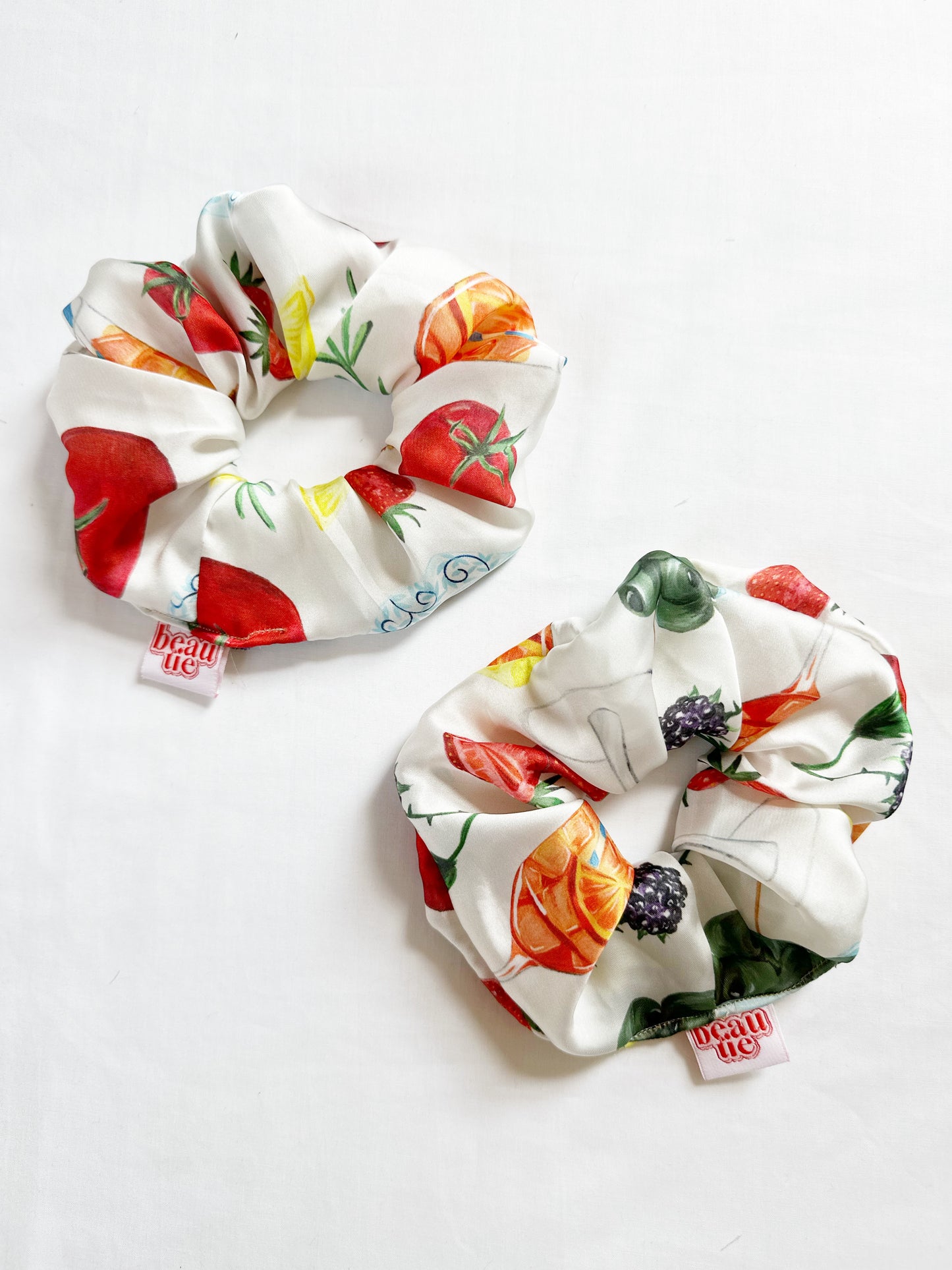 The OG scrunchie with Aperol Spritz print