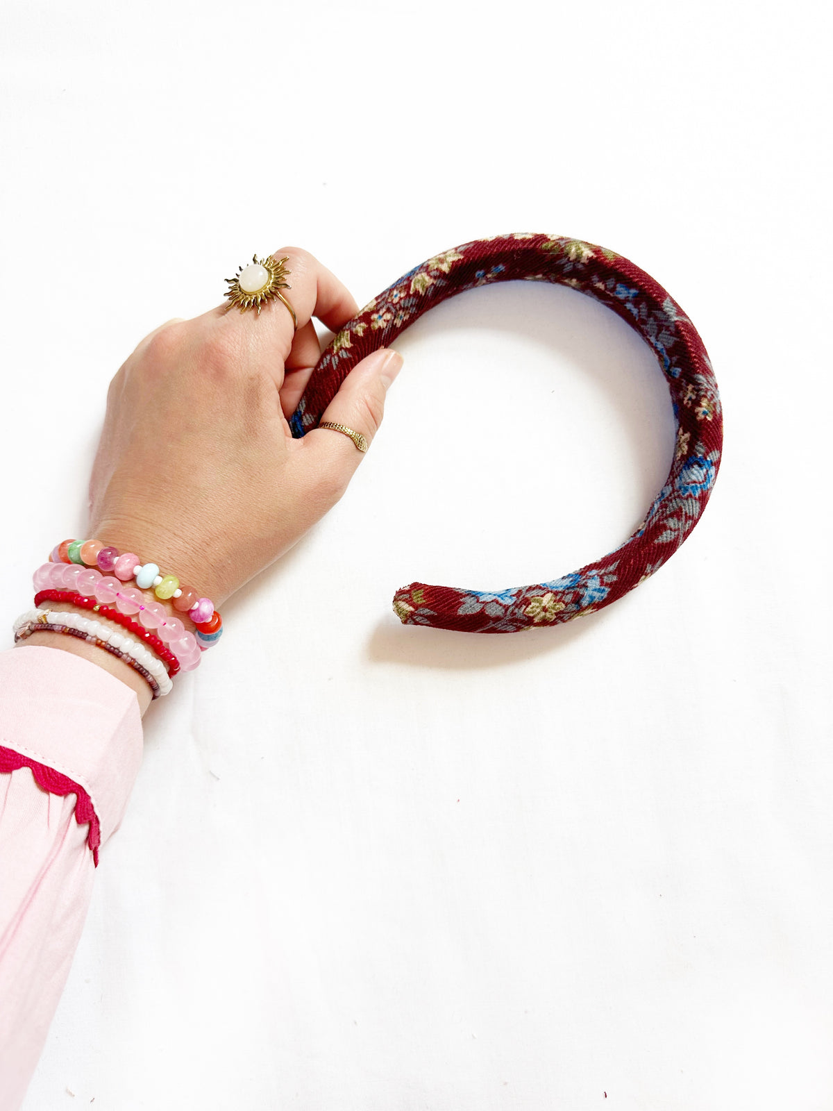 Classic Headband in floral cord