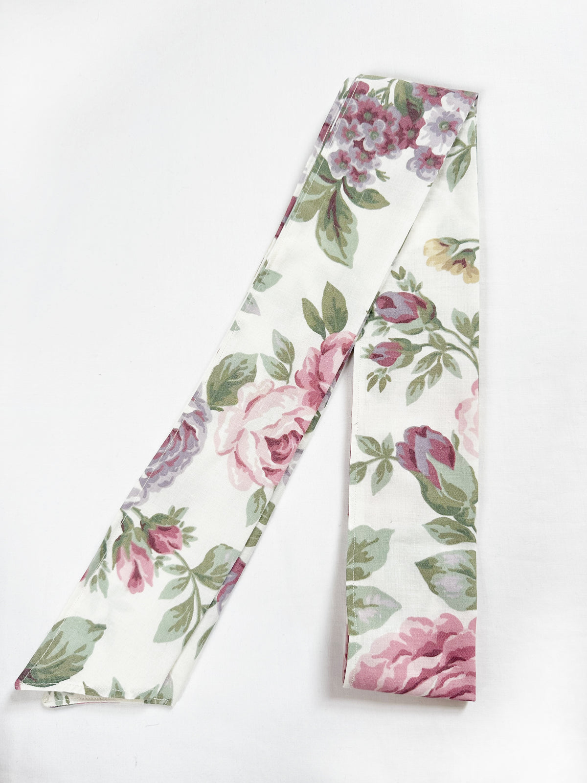 VersaTie hair & neck tie in vintage floral cotton