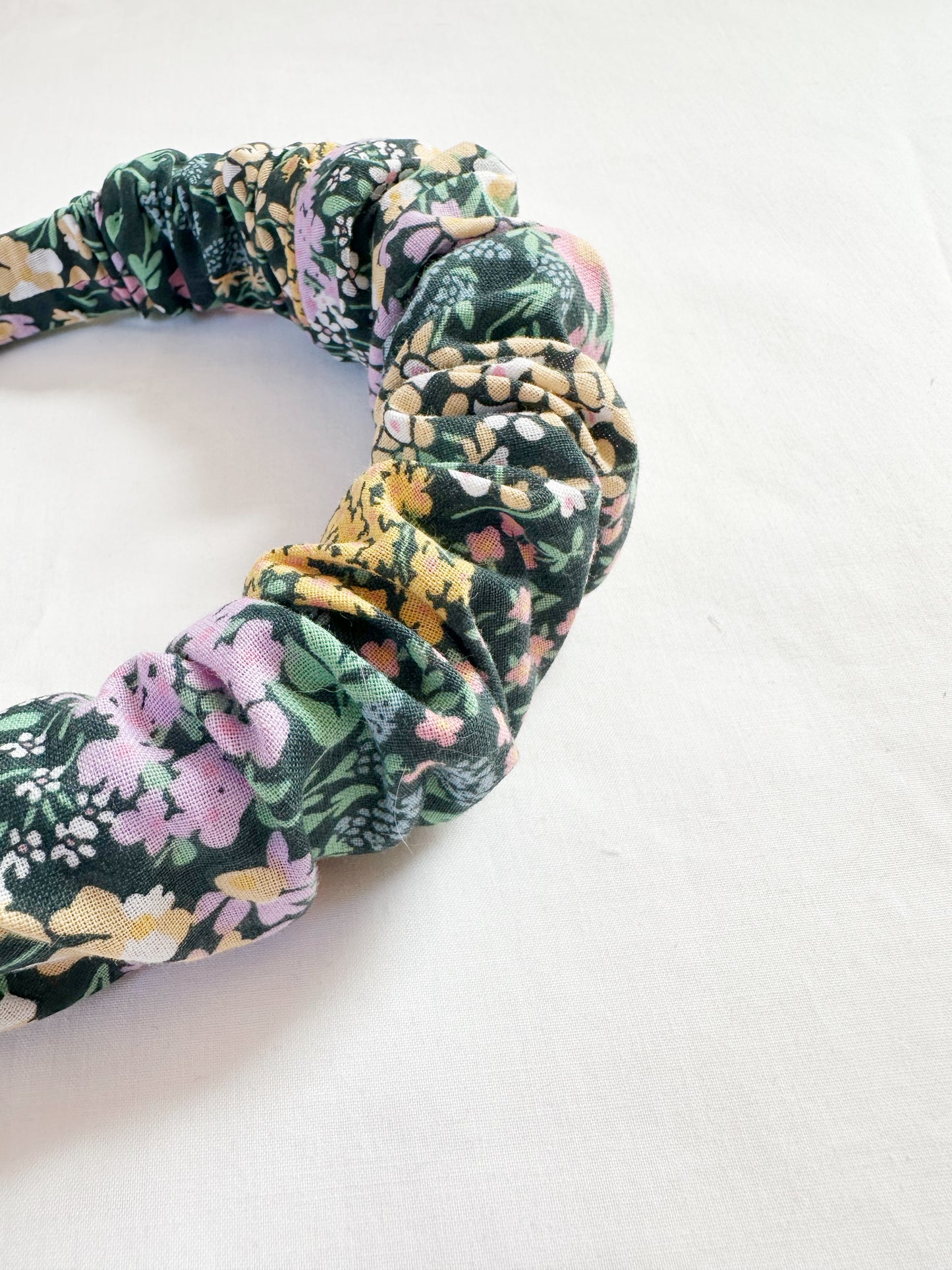 Ruffle Headband in Isobel floral