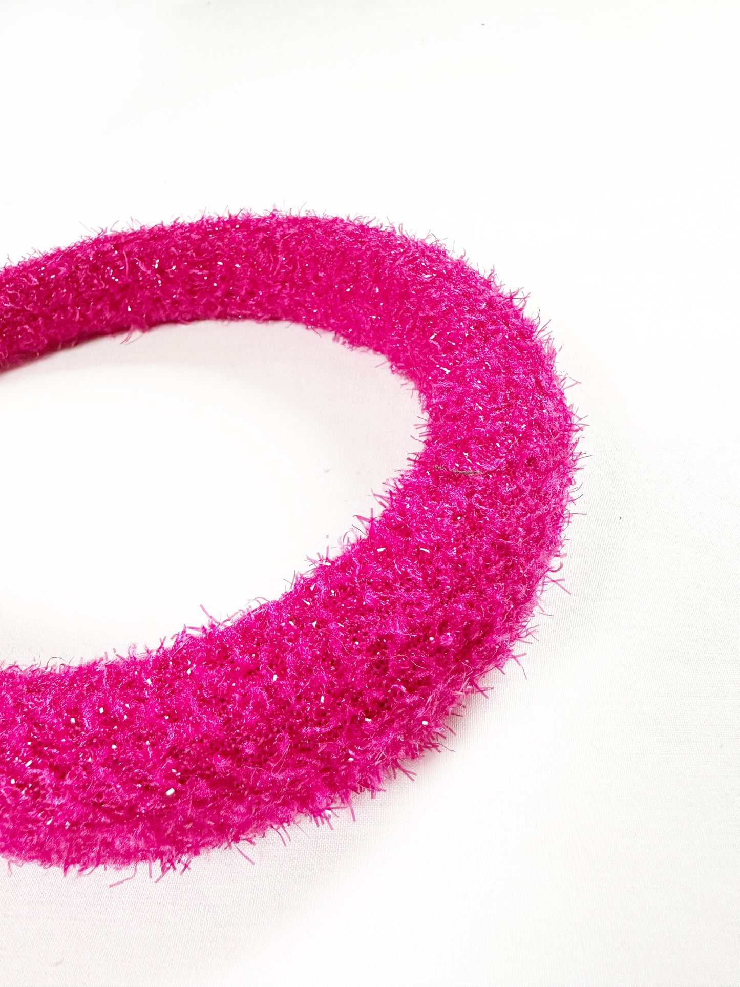 Padded Headband in pink sparkle