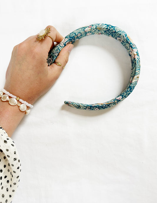 Liberty Classic Headband in strawberry thief
