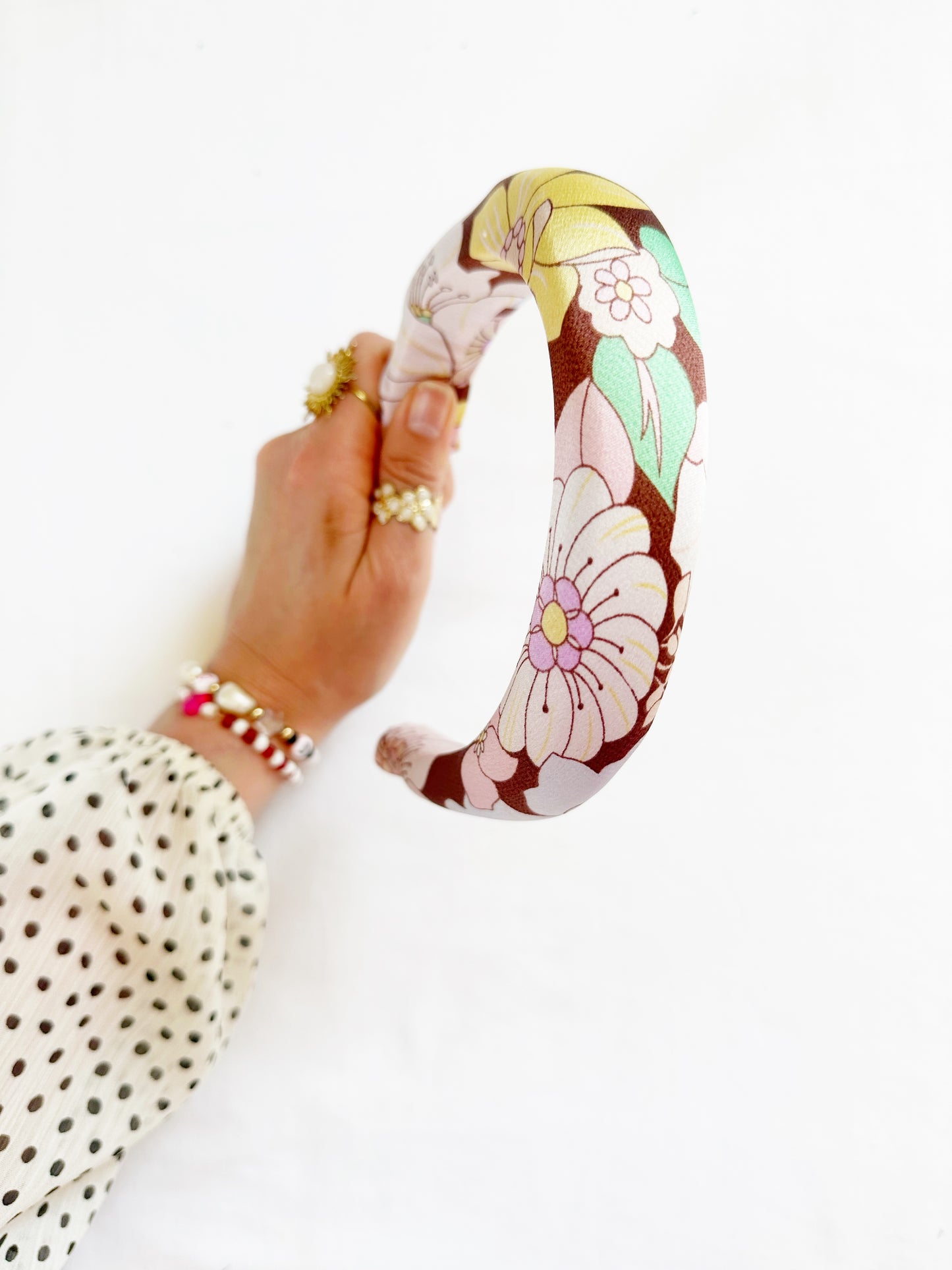 Padded Headband in Summer floral