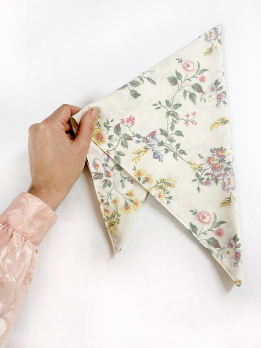 The Gertie bandana & neck scarf in vintage floral