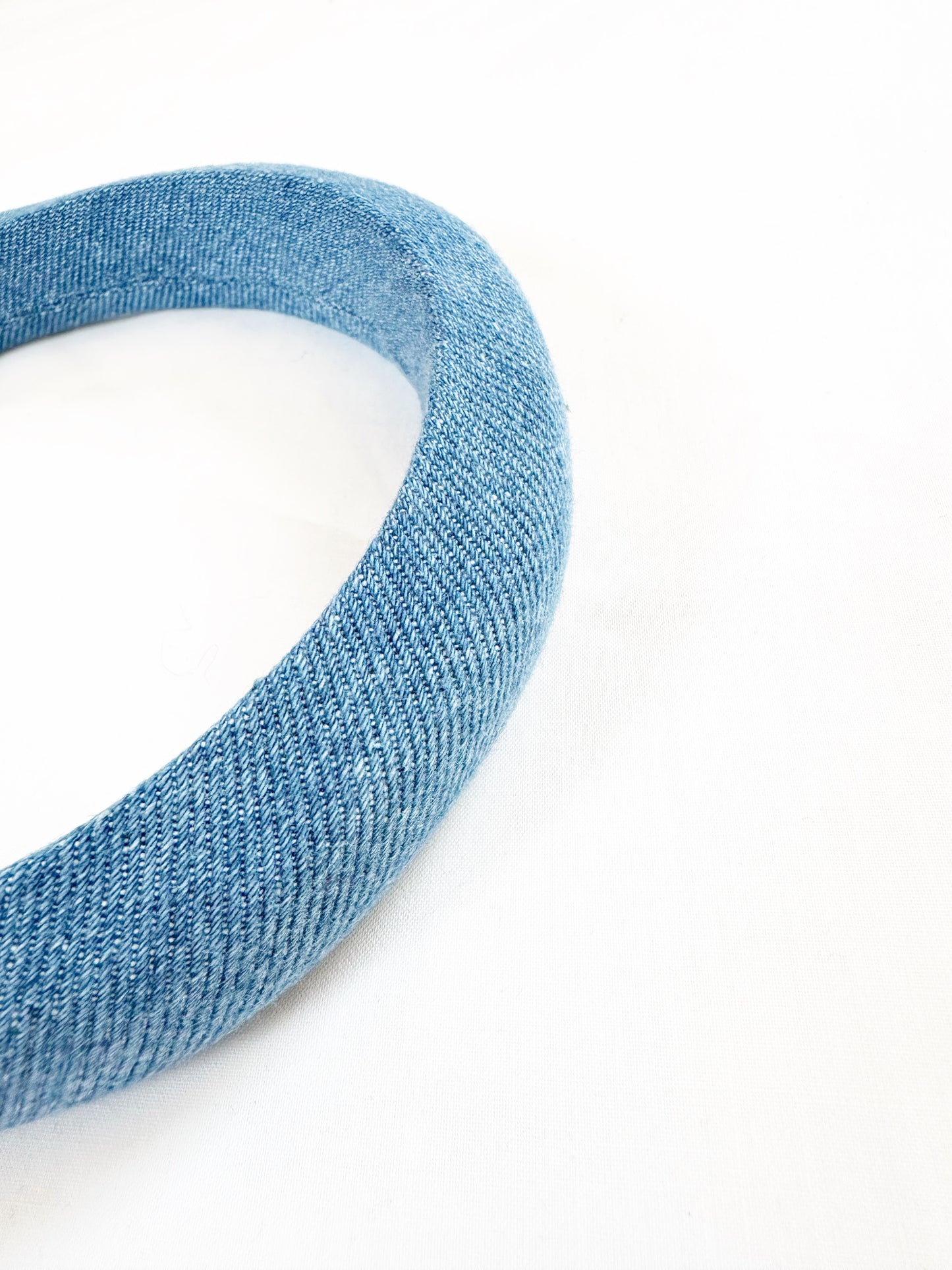 Classic Headband in blue denim