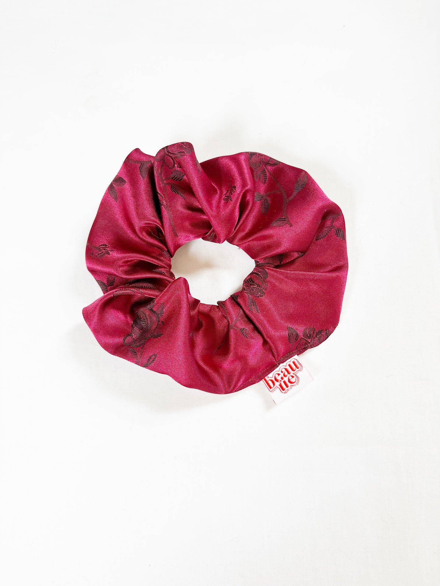 OG scrunchie in silky rose