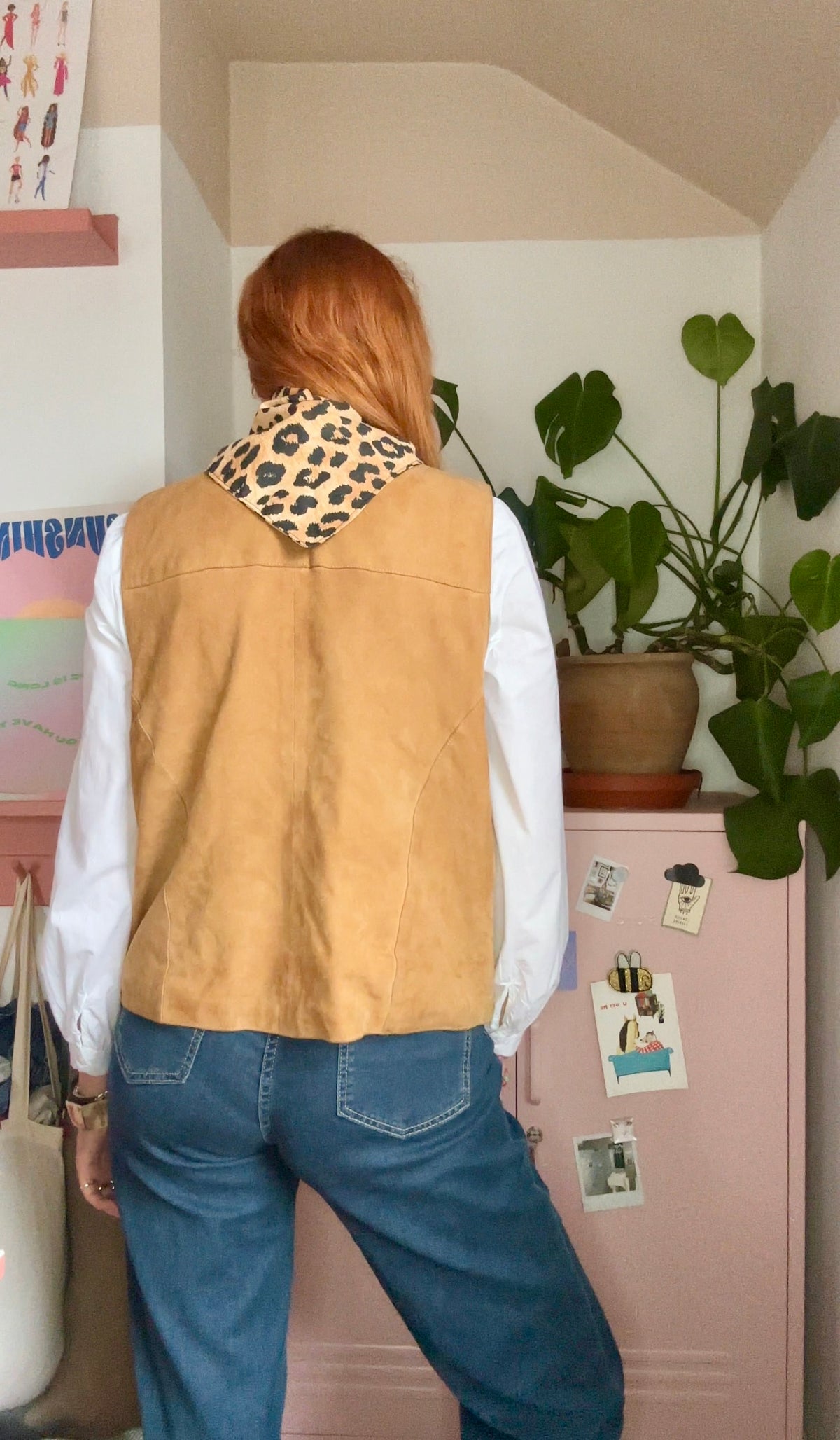 Bandana & neck scarf in leopard print