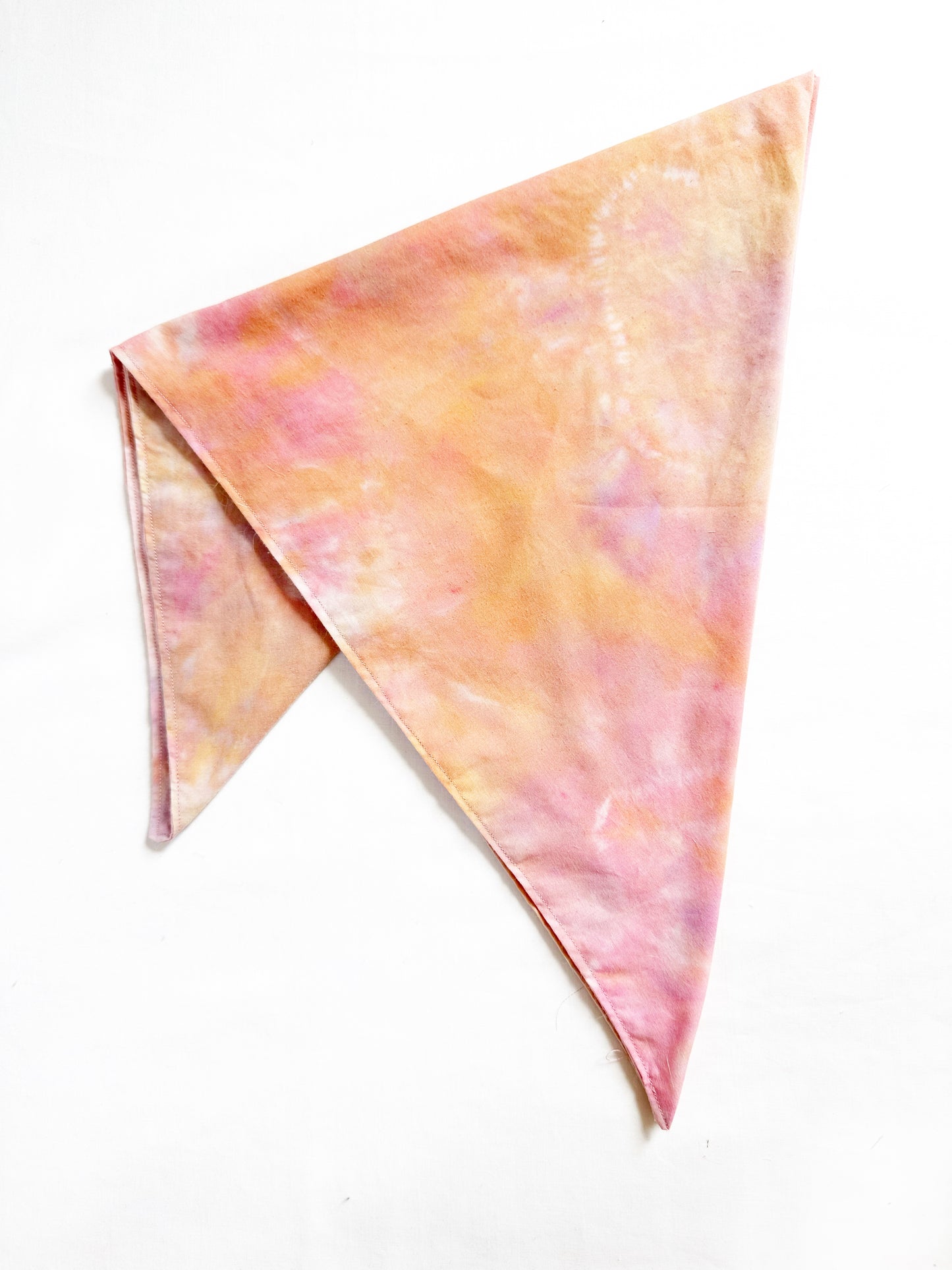 Bandana & neck scarf in sunset tie dye