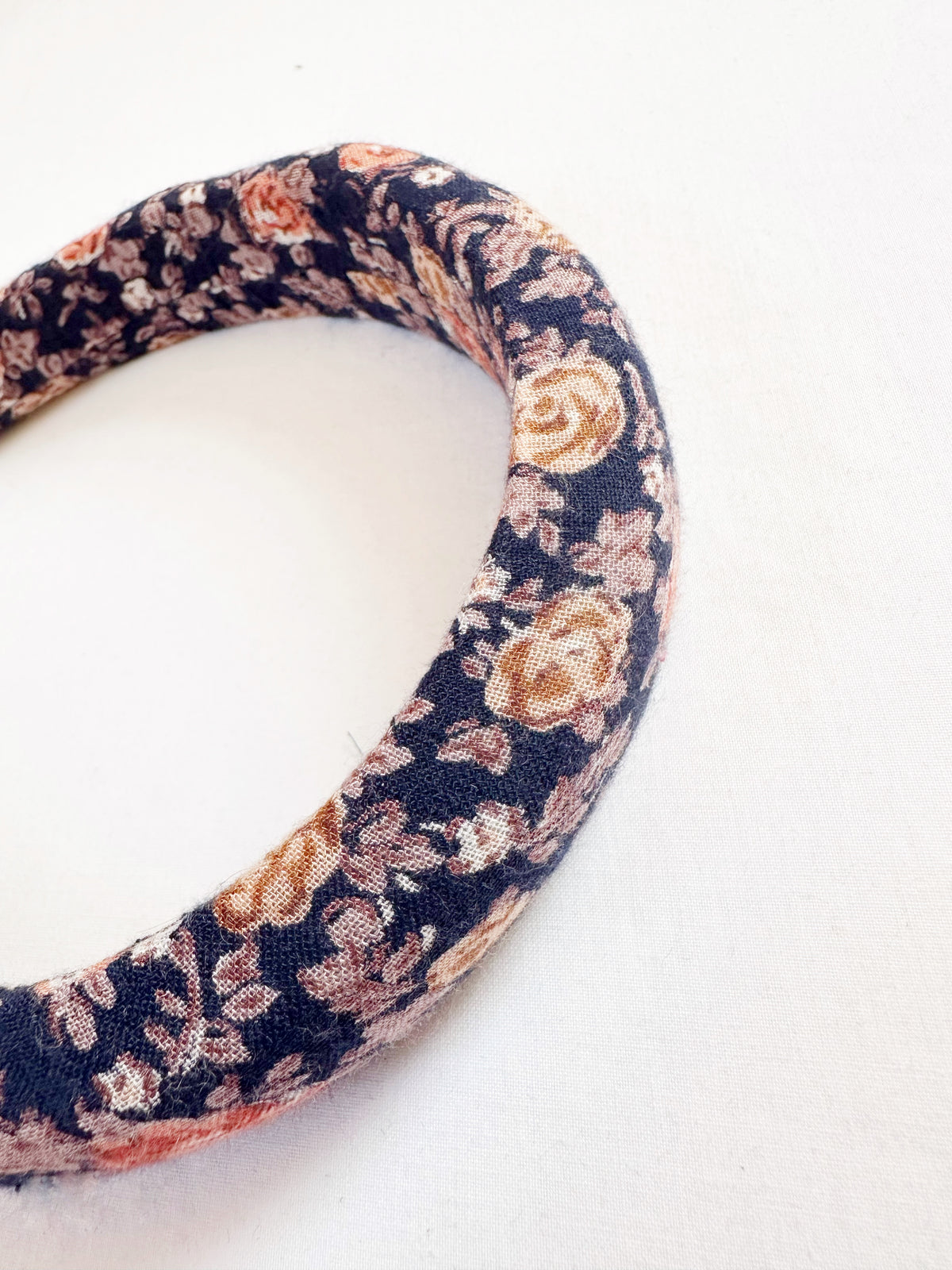 Classic Headband in vintage navy Autumn floral