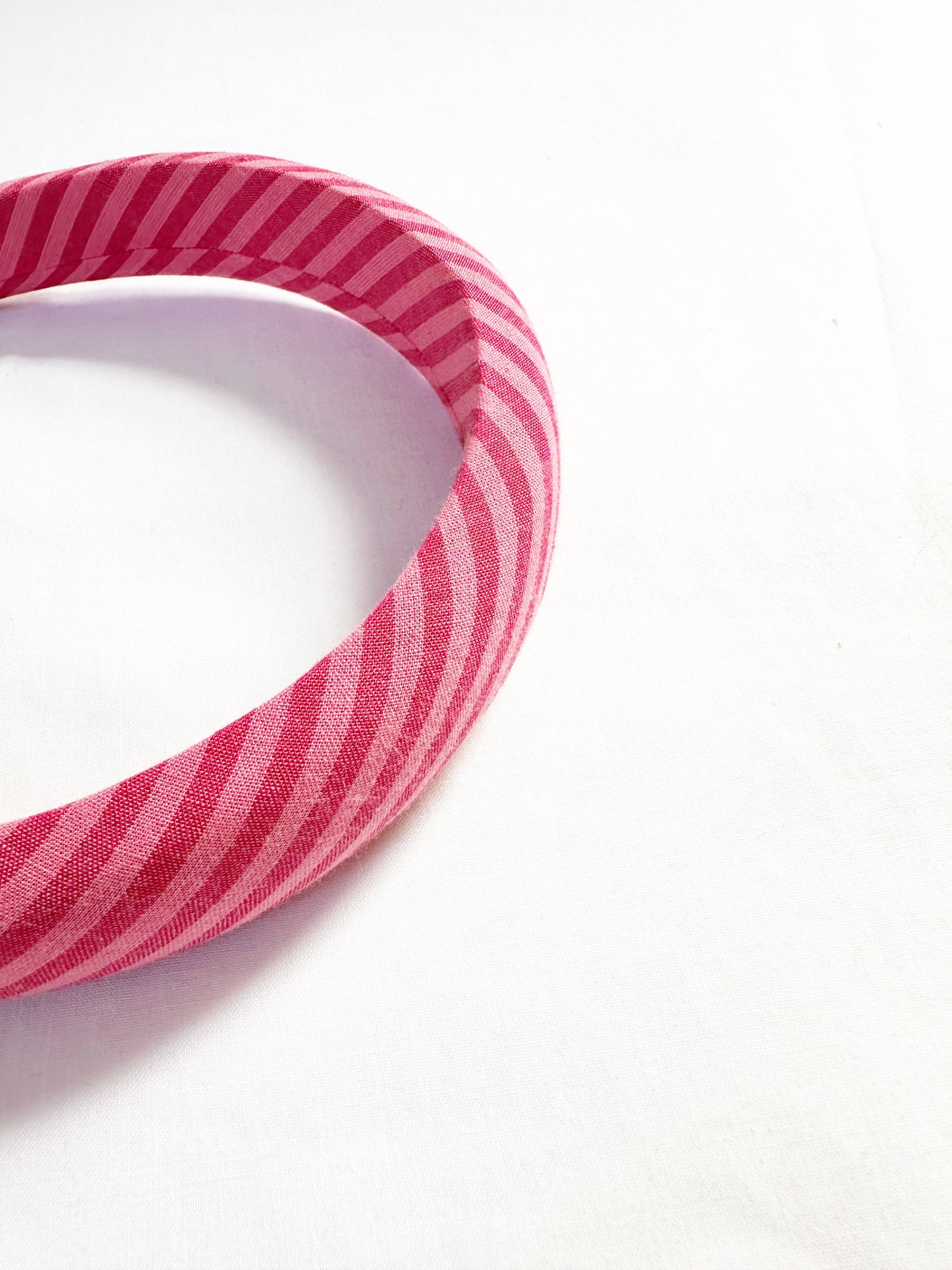 Classic Headband in pink stripe