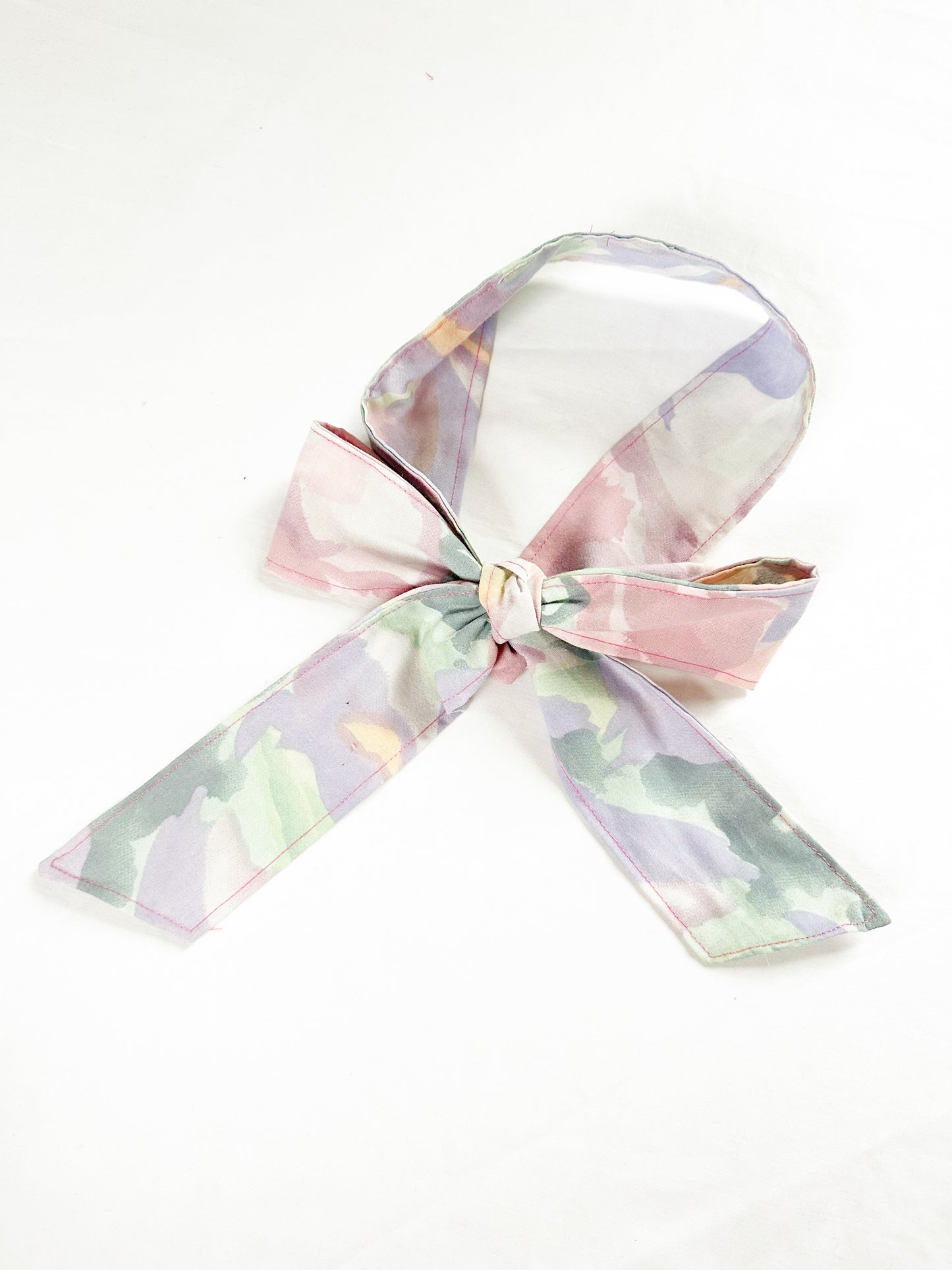 VersaTie hair & neck tie in vintage pastel cotton