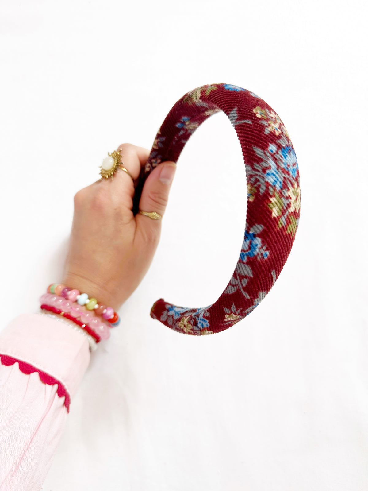 Classic Headband in floral cord