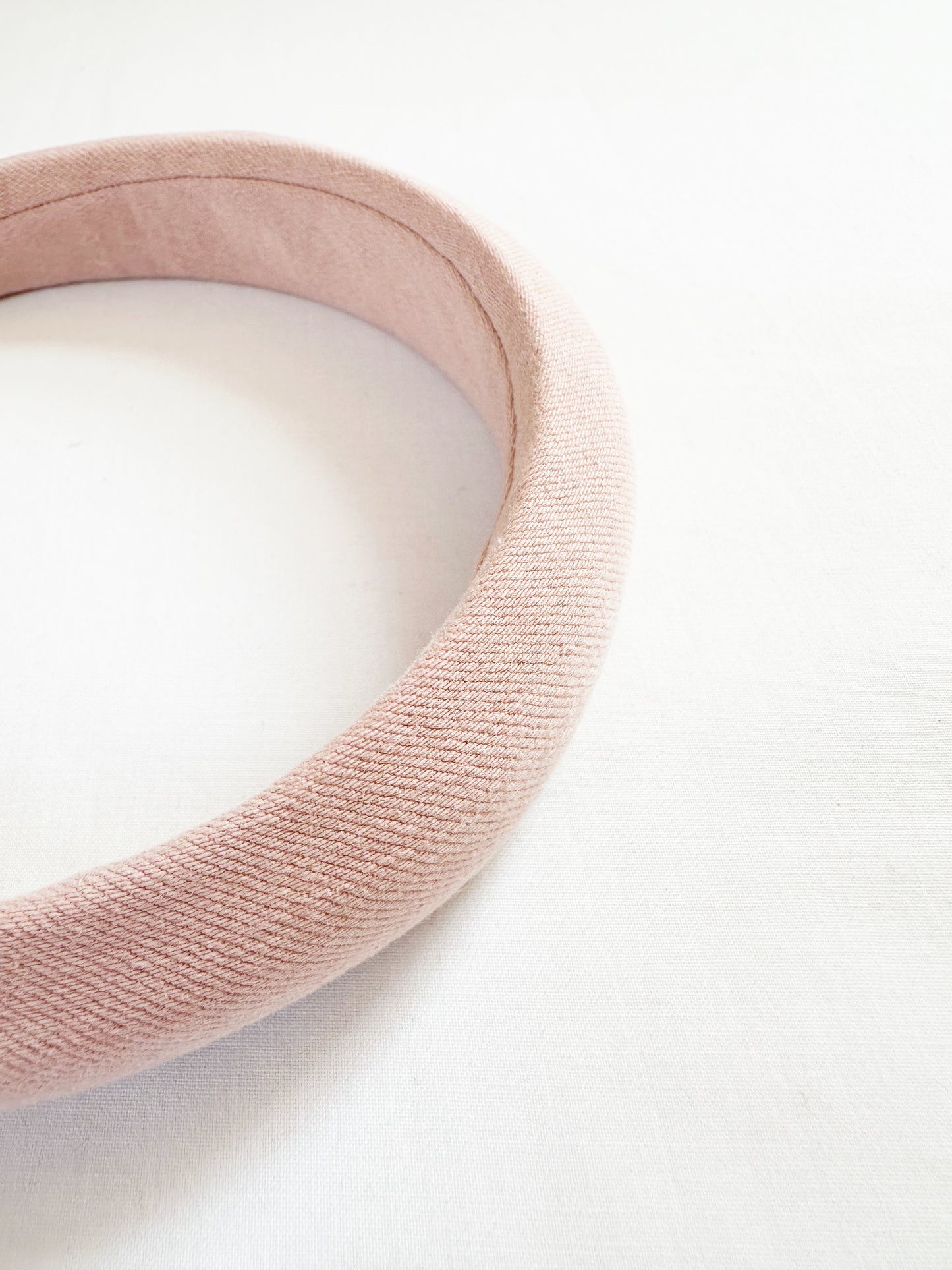 Classic Headband in light pink denim