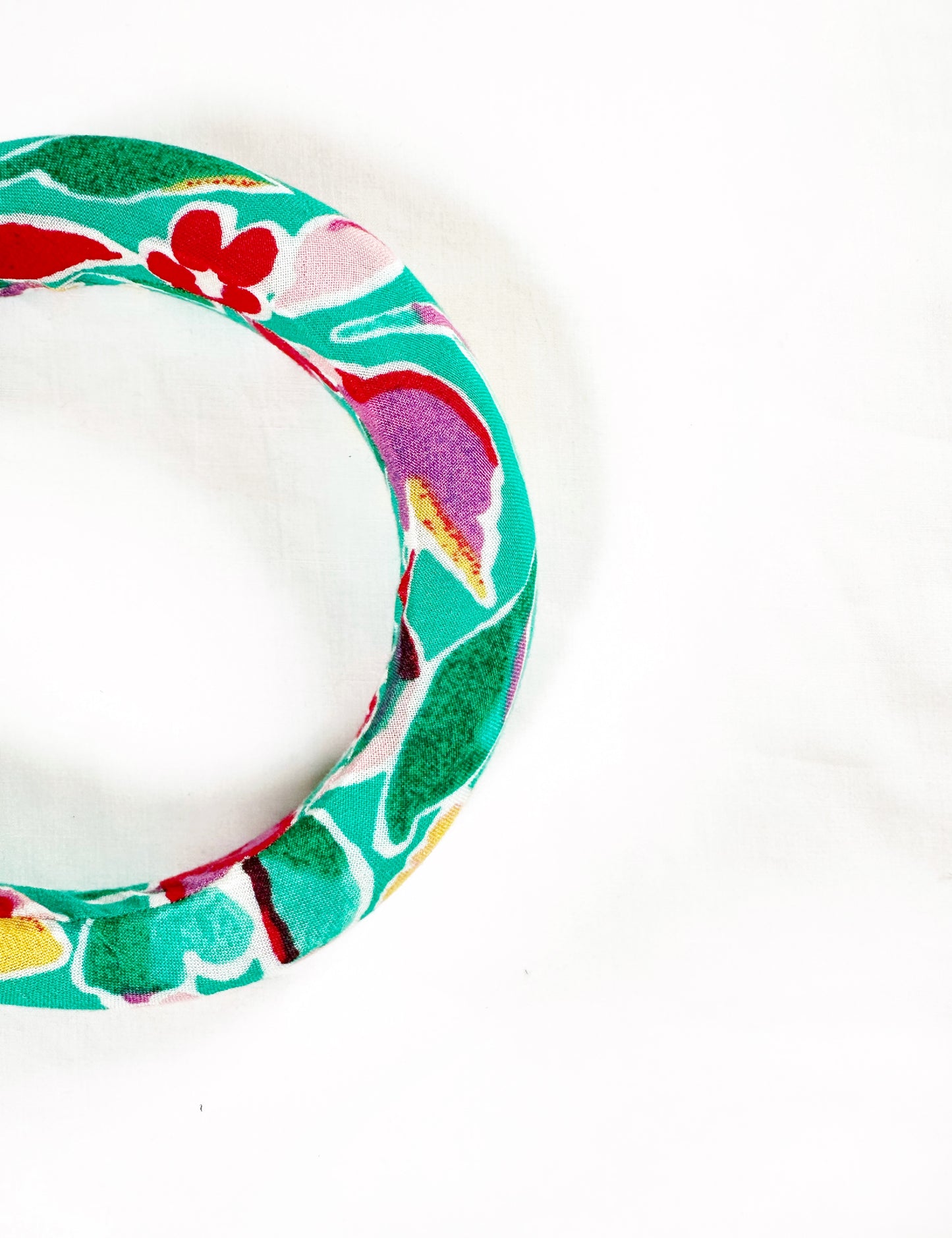 Padded Headband in vibrant floral