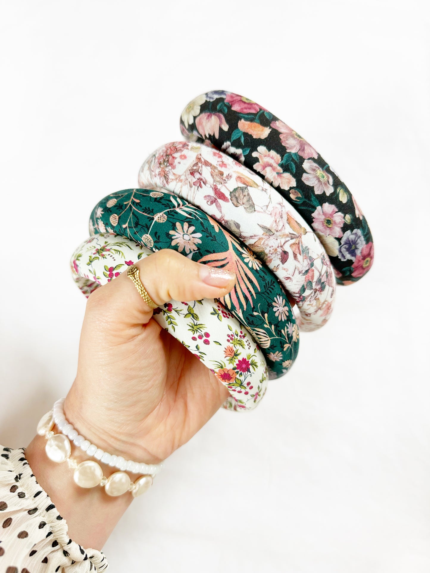 Liberty Classic Headband in rose print