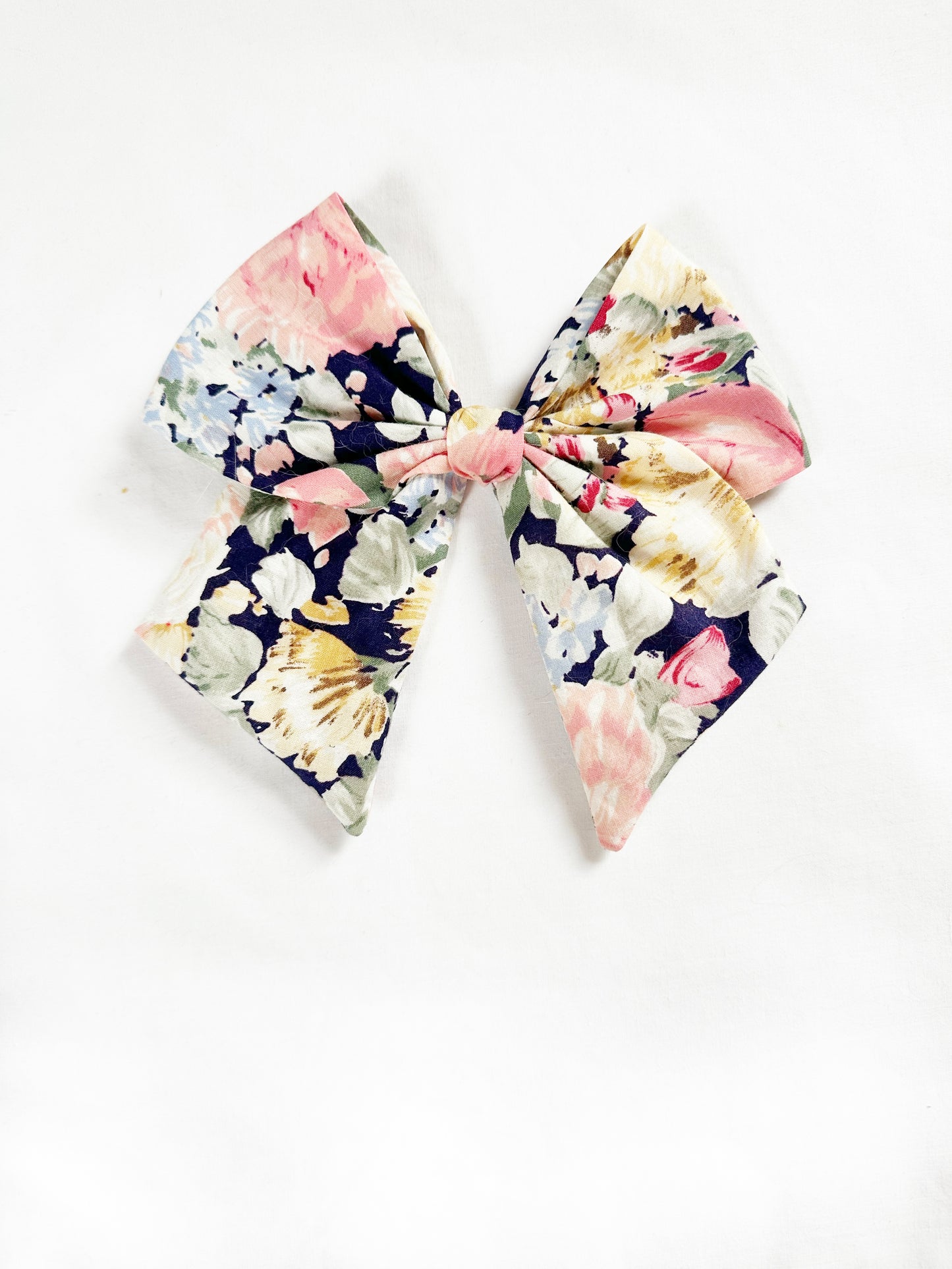 Beau hair bow in Valerie floral