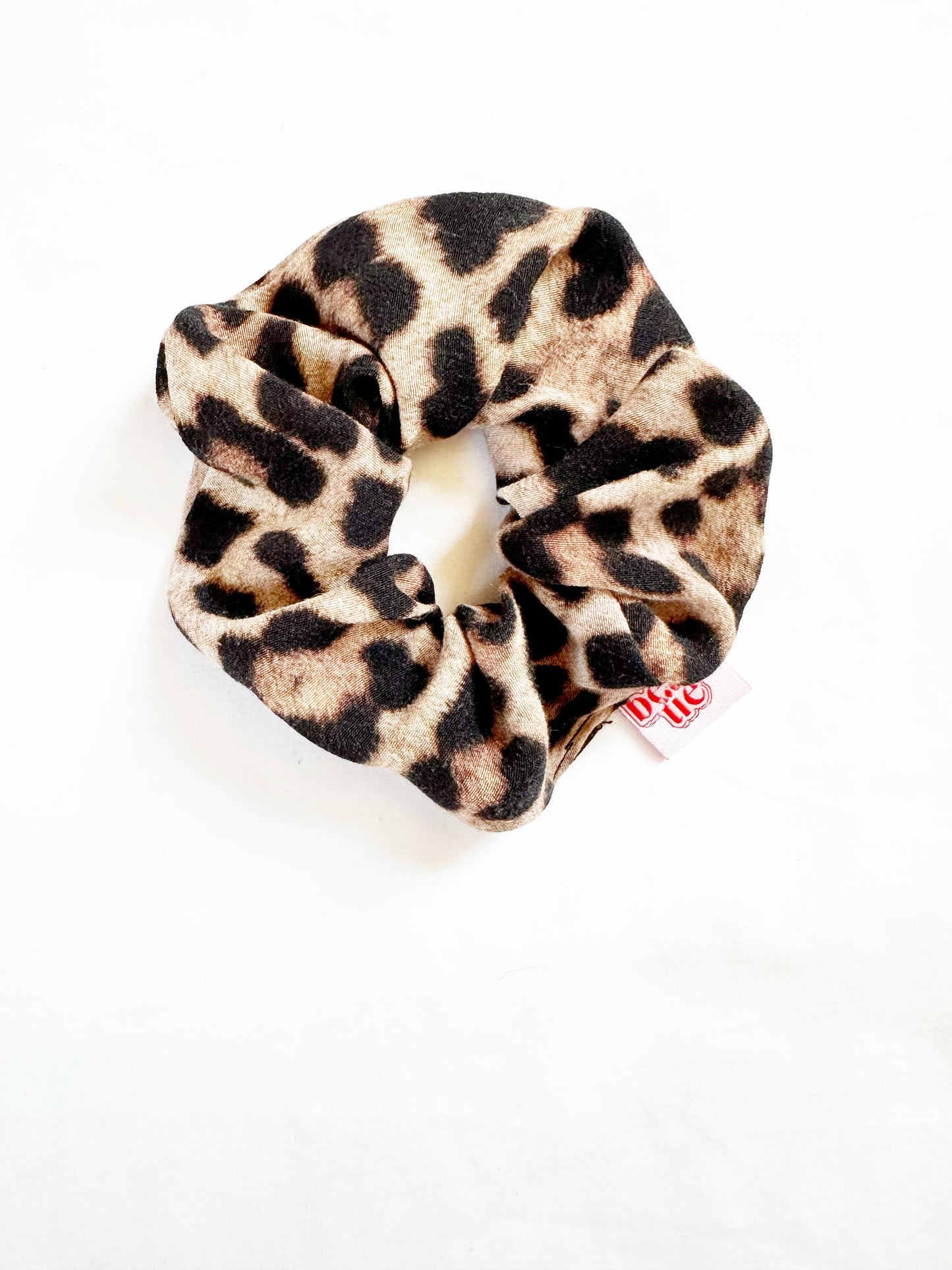 OG scrunchie in leopard print