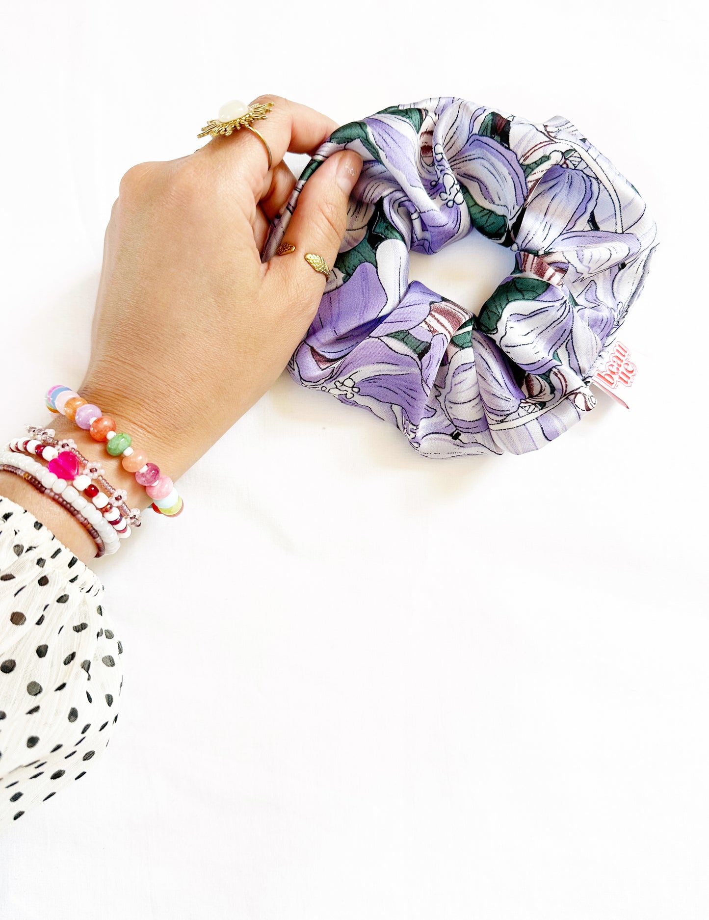 OG scrunchie in Desenzano (Lake Garda) floral