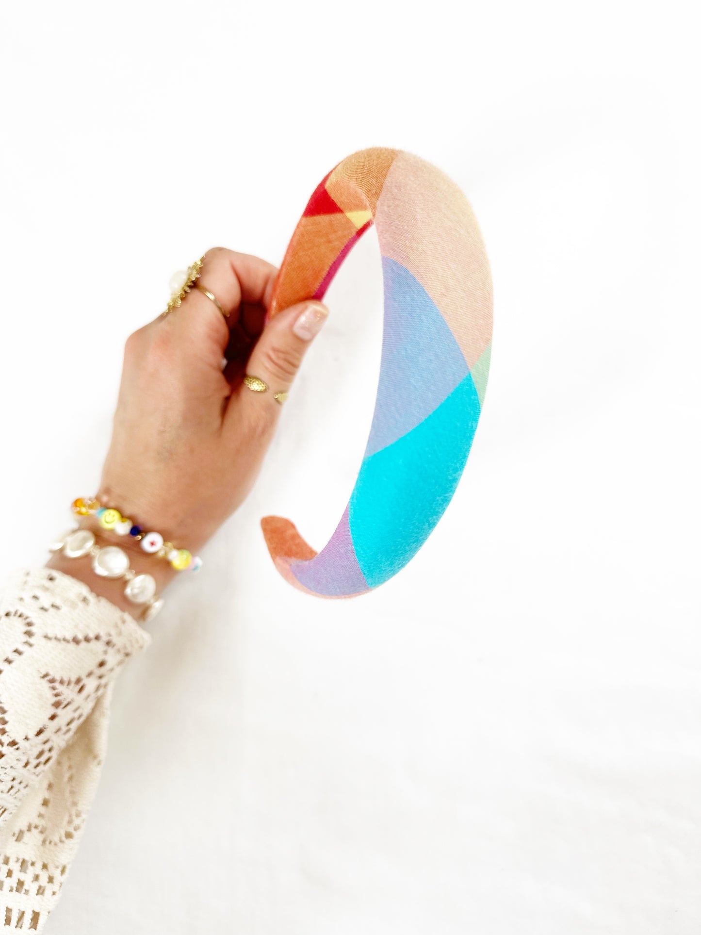 Classic Headband in multicolour check