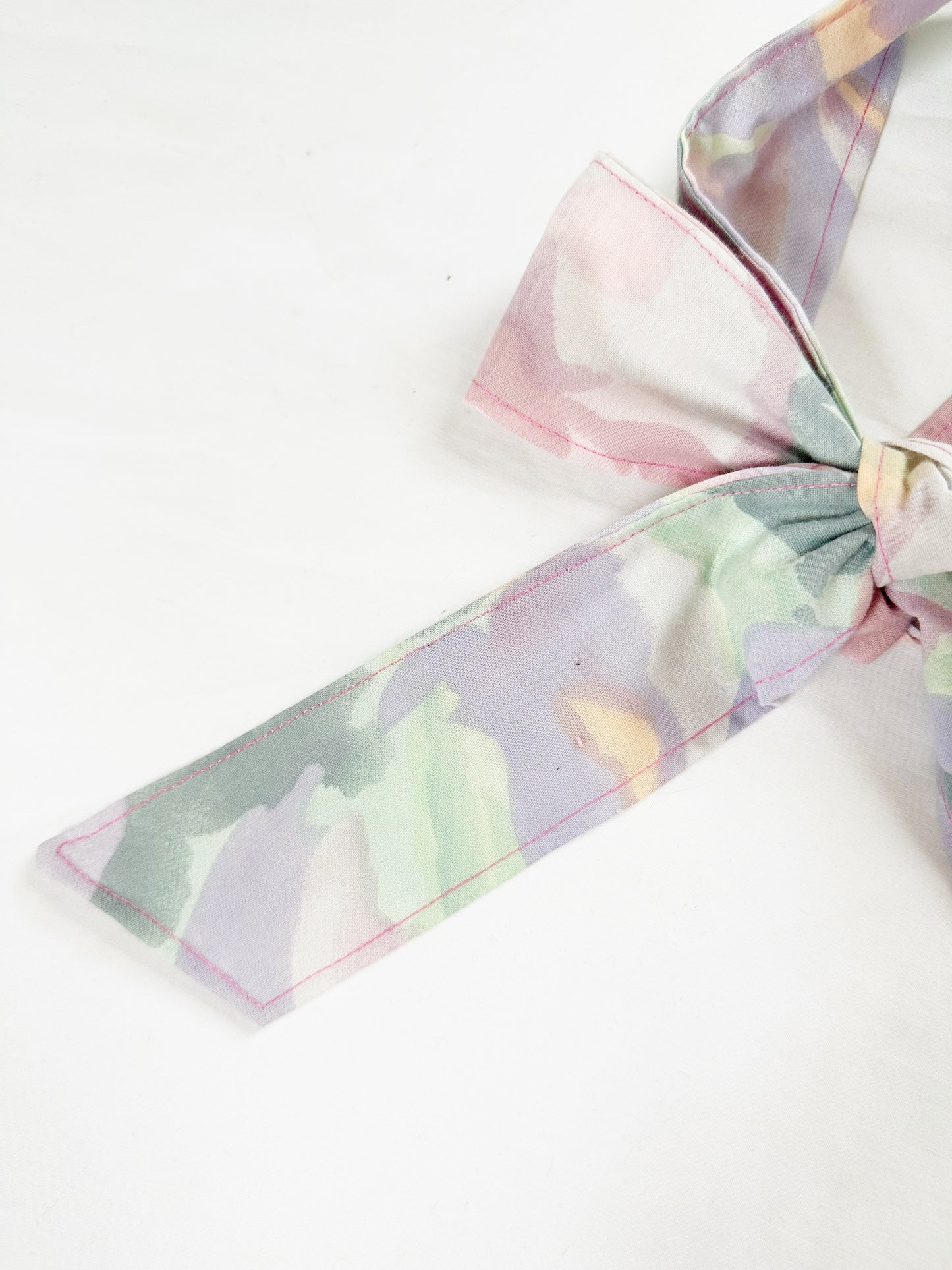 VersaTie hair & neck tie in vintage pastel cotton