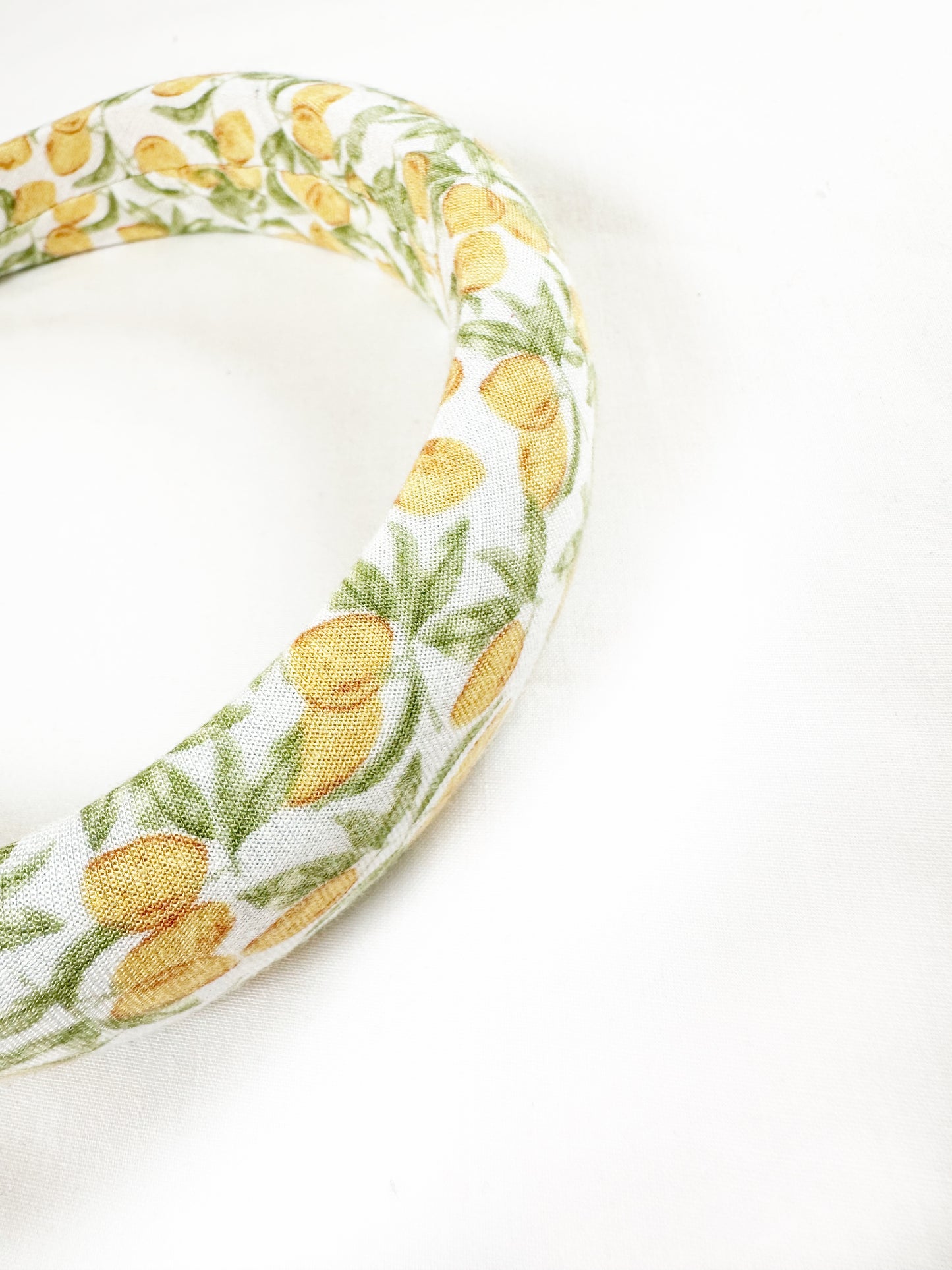 Classic Headband in lemon print