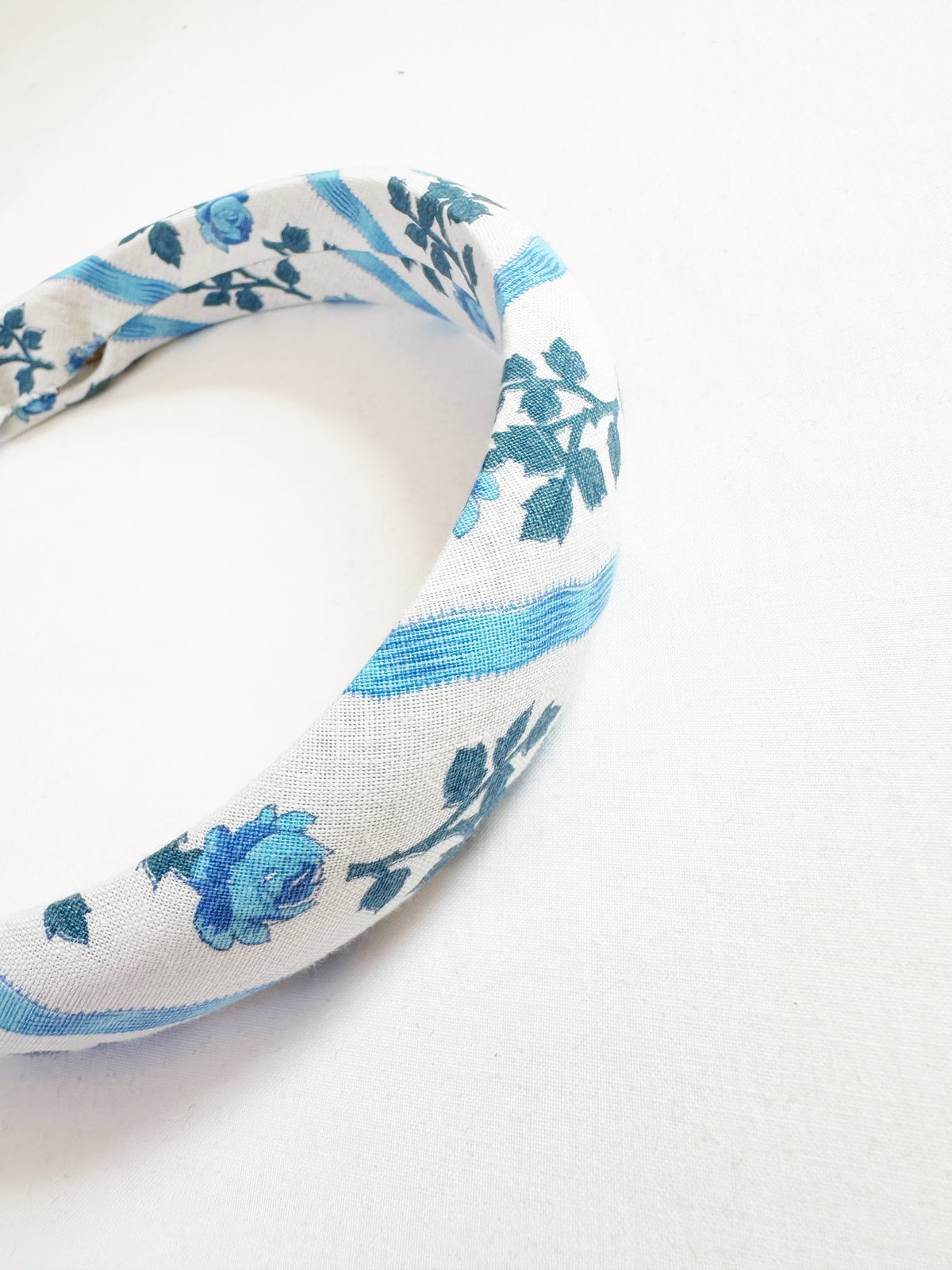 Classic Headband in vintage blue rose