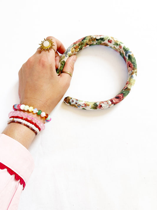 Classic Headband in vintage Autumn floral
