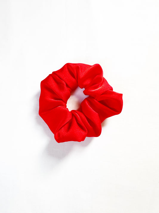 OG scrunchie in red silk