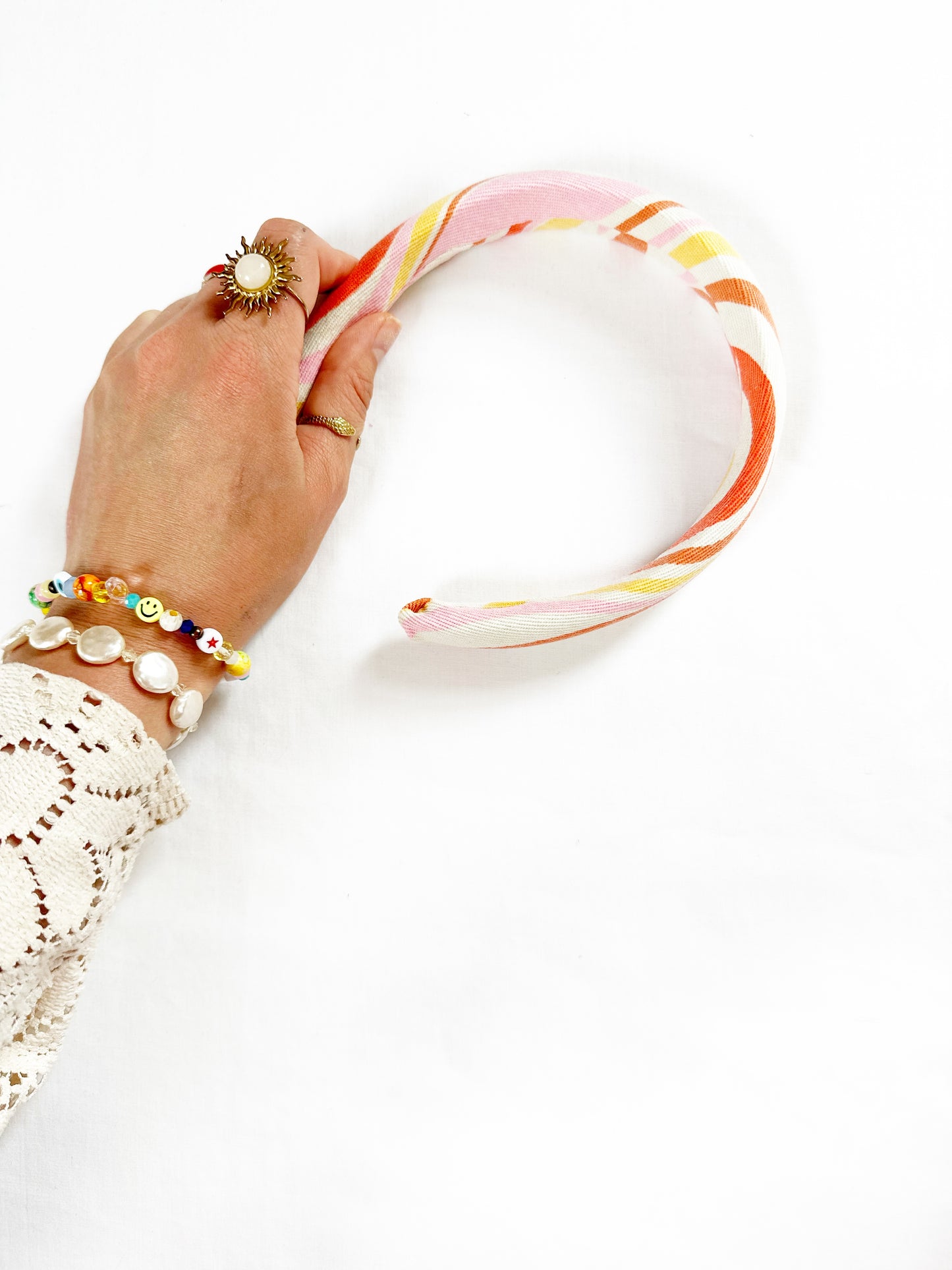 Classic Headband in wavy print
