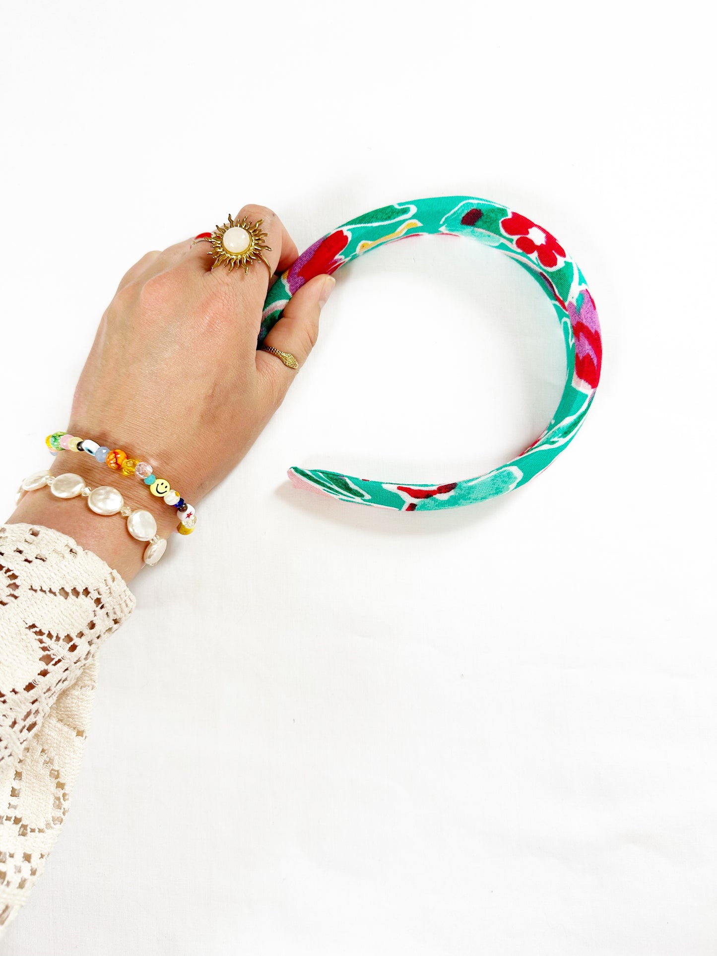 Classic Headband in vibrant floral