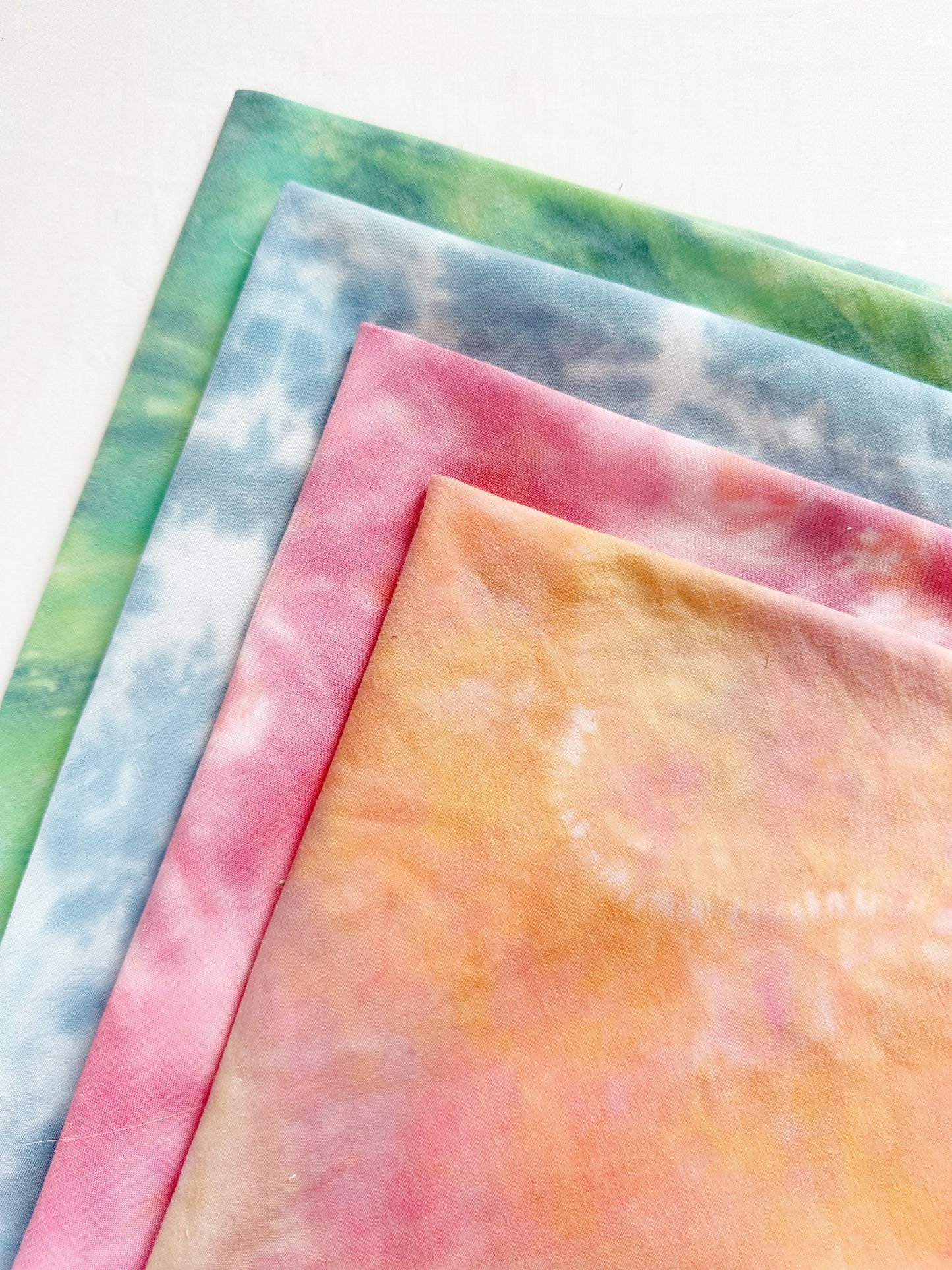 Bandana & neck scarf in sunset tie dye