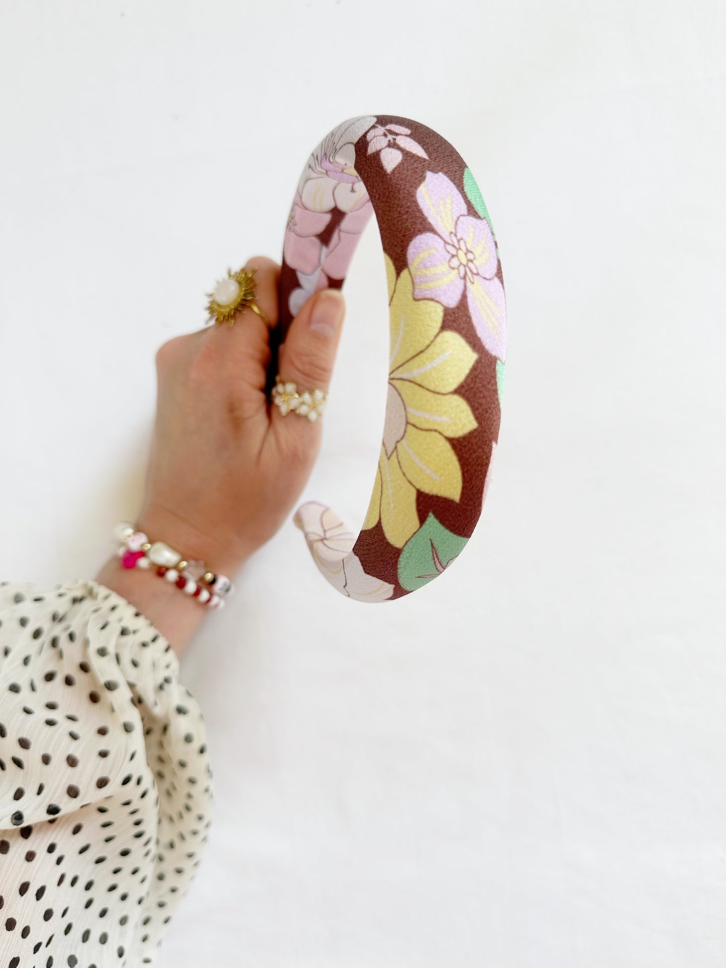 Classic Headband in silky floral