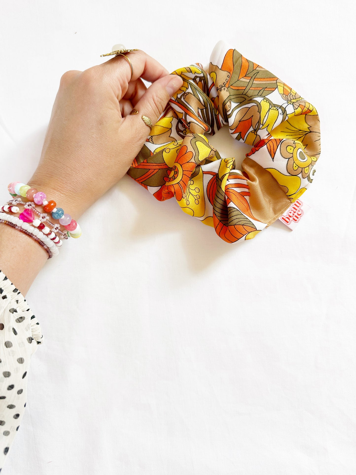 OG scrunchie in Bologna floral
