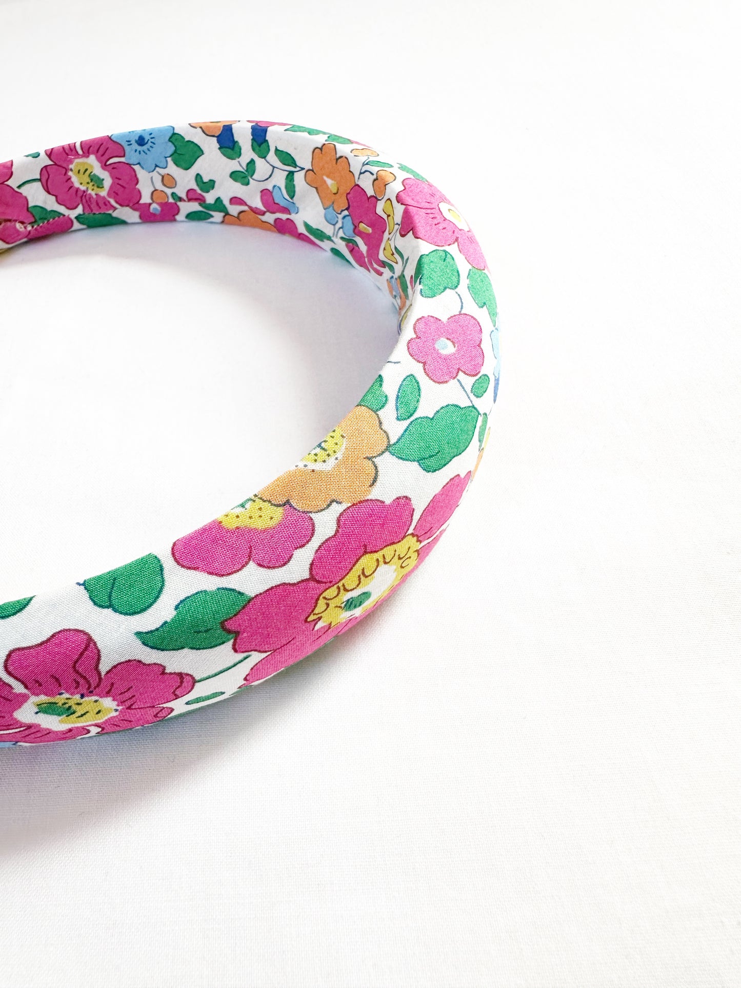 Classic Headband in Liberty Betsy pink floral