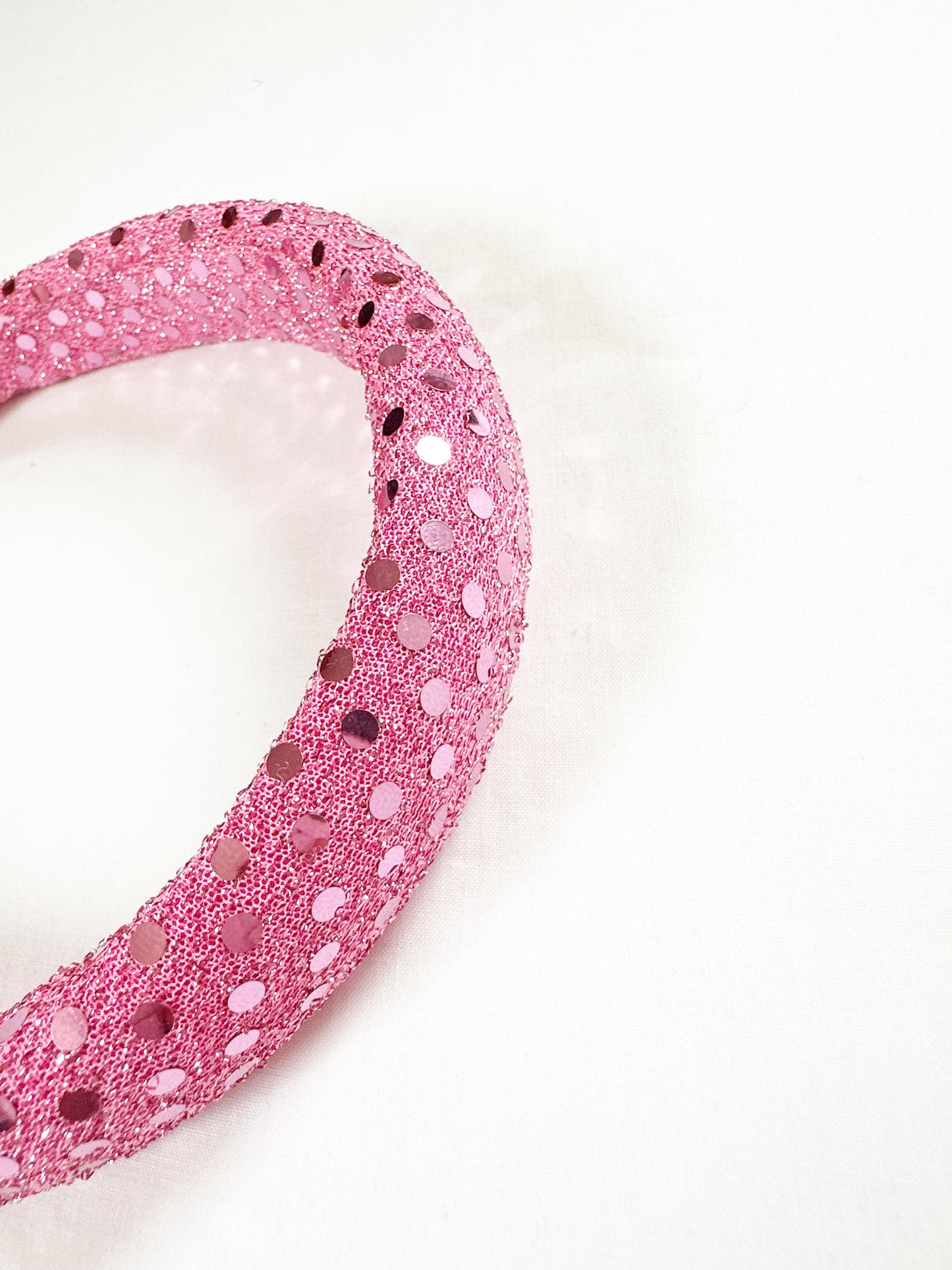 Classic Headband in pink disco ball